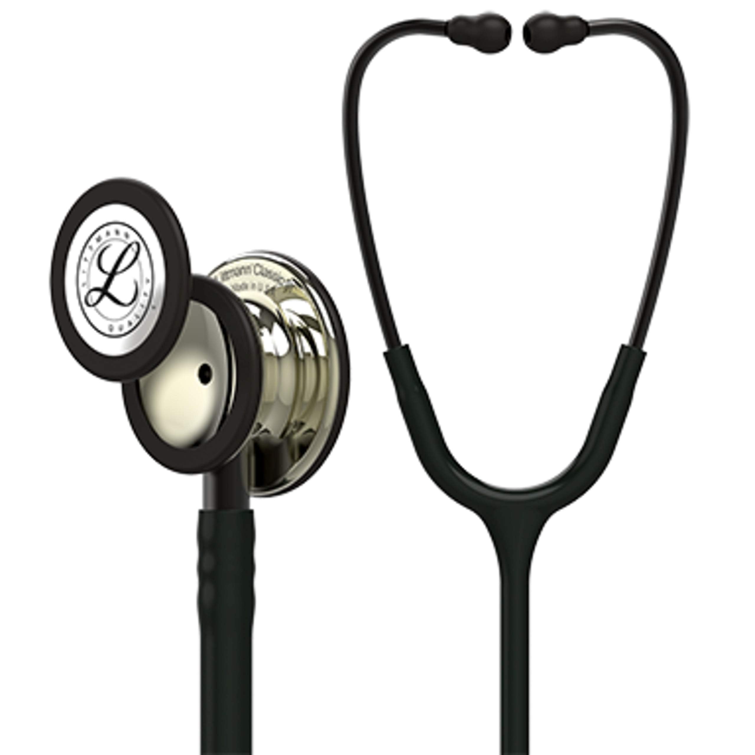 3M Littmann Classic III Monitoring Stethoscope - 5861 Model with 2X Louder Sound, Lightweight Design & Champagne-Finish Stainless Steel Chestpiece - 27
