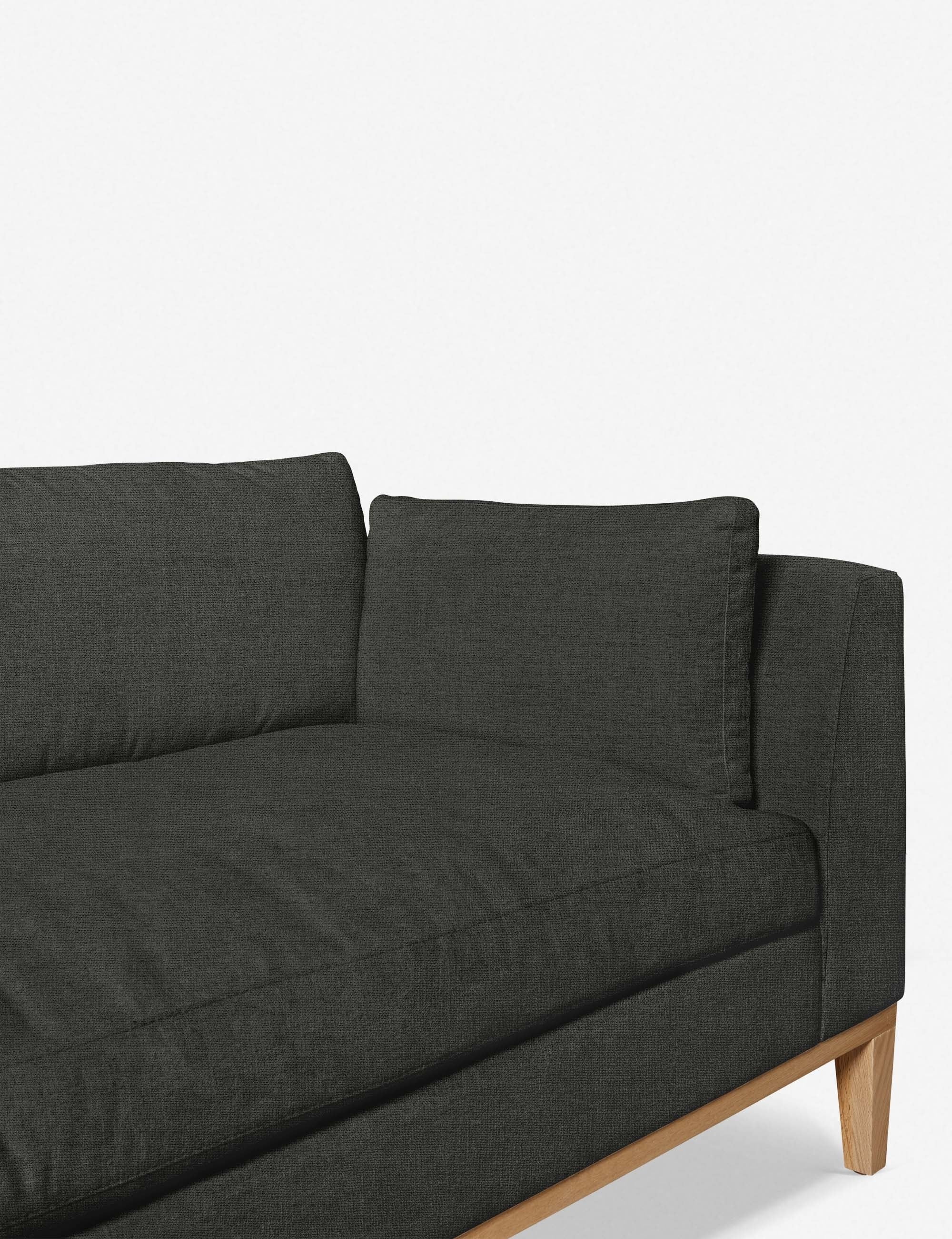 Charleston Sectional Sofa - Modern L-Shaped Couch with Reversible Chaise, Soft Fabric Upholstery for Living Room, Family Room & Home Theater Comfort