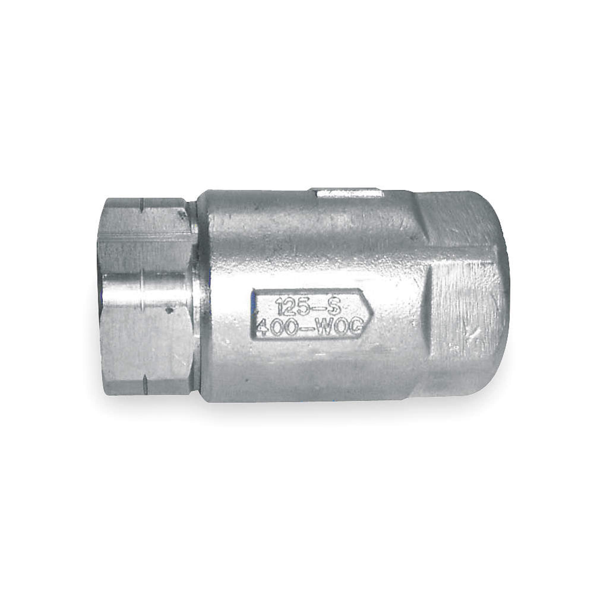 1/4 Inch Ball Cone Spring Check Valve - High Pressure Brass One-Way Flow Control Valve for Water, Air, Oil (Ideal for Plumbing, HVAC, Industrial Applications)
