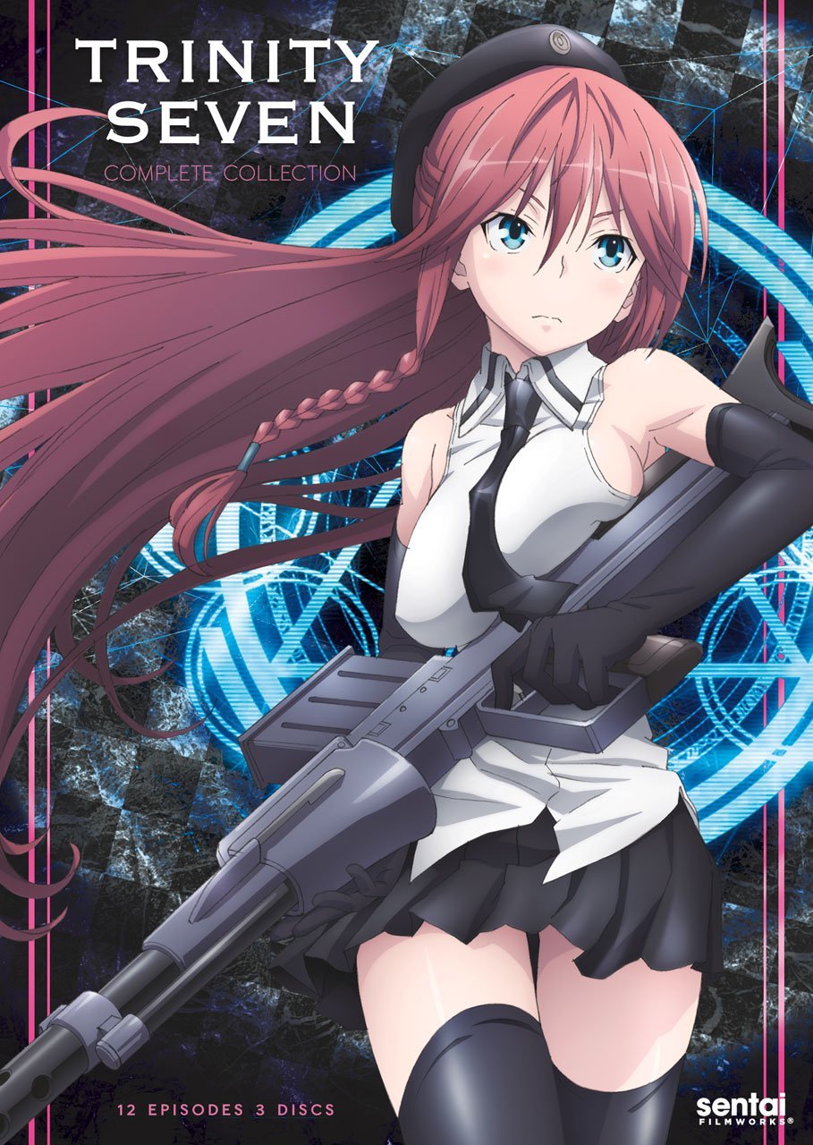 Trinity Seven Anime Series - Complete DVD Box Set | Action, Fantasy, Romance | Perfect for Anime Collectors & Fans | Watch at Home or Gift to Friends