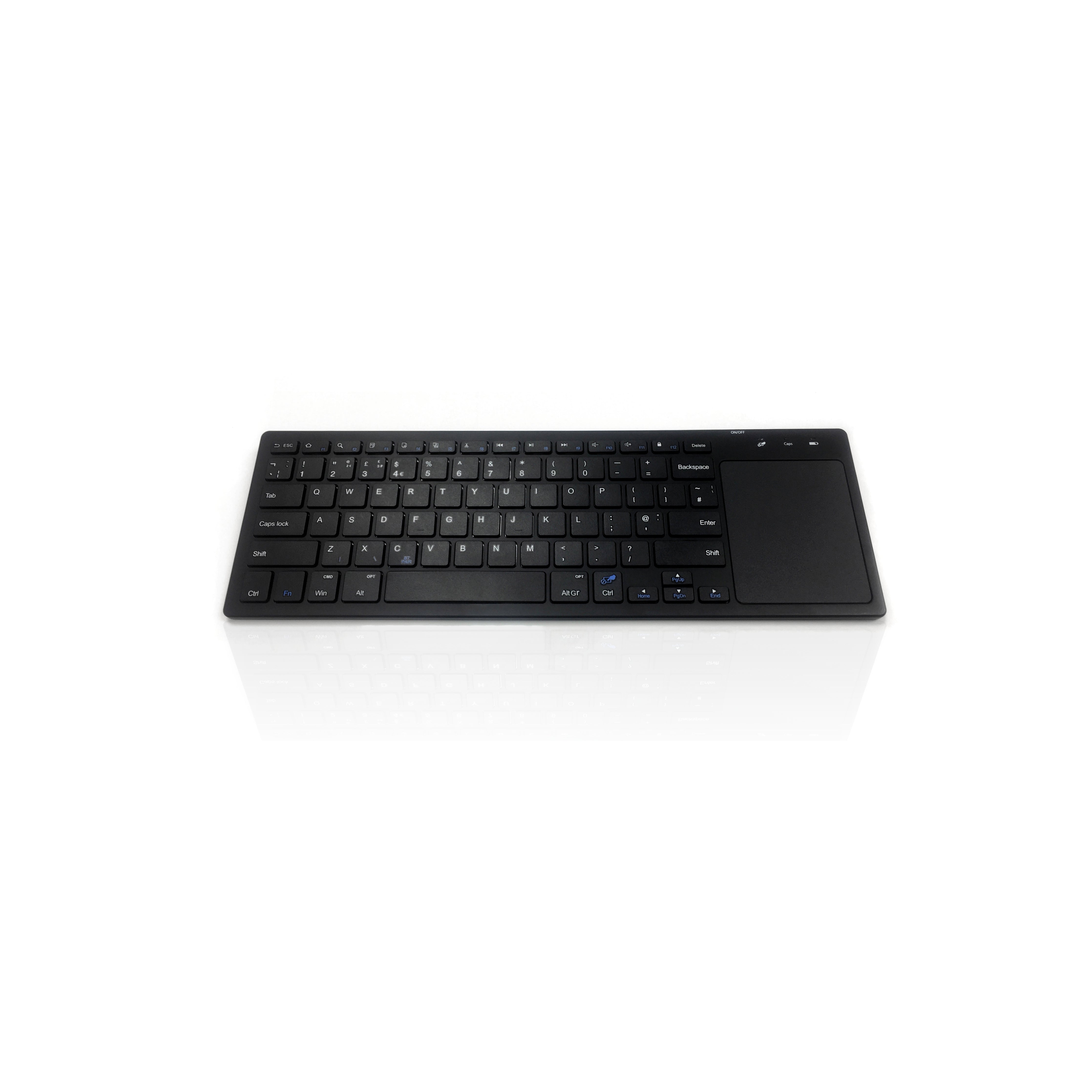Accuratus 8000 Wireless Bluetooth Touchpad Keyboard - Slim Design for Laptop, PC, Tablet & Smart TV - Home Office & Entertainment Use