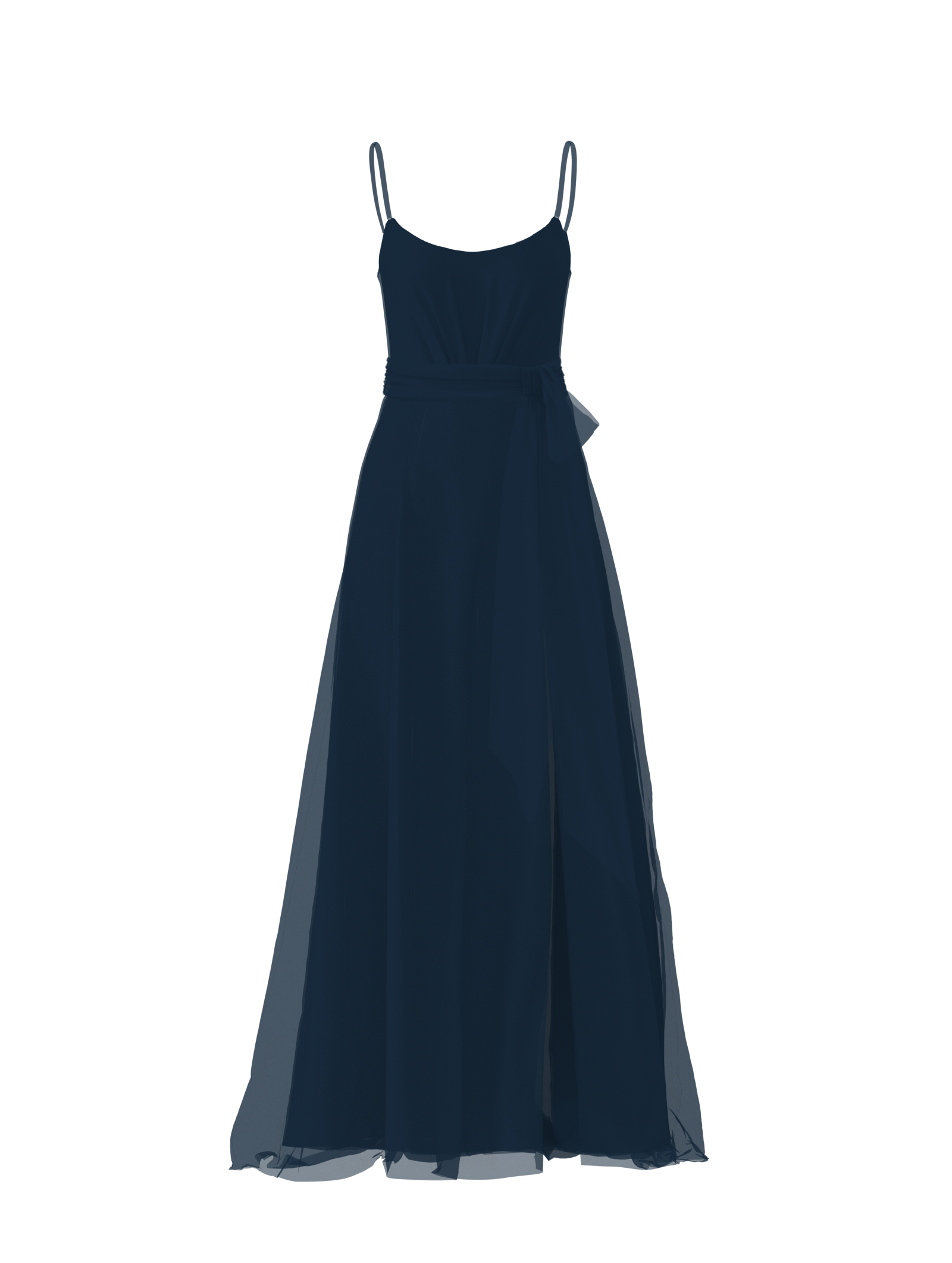 Campbell Bodice & Arabella Skirt with Sash Belt in Navy Blue - Perfect for Vintage-Themed Parties and Cosplay Events