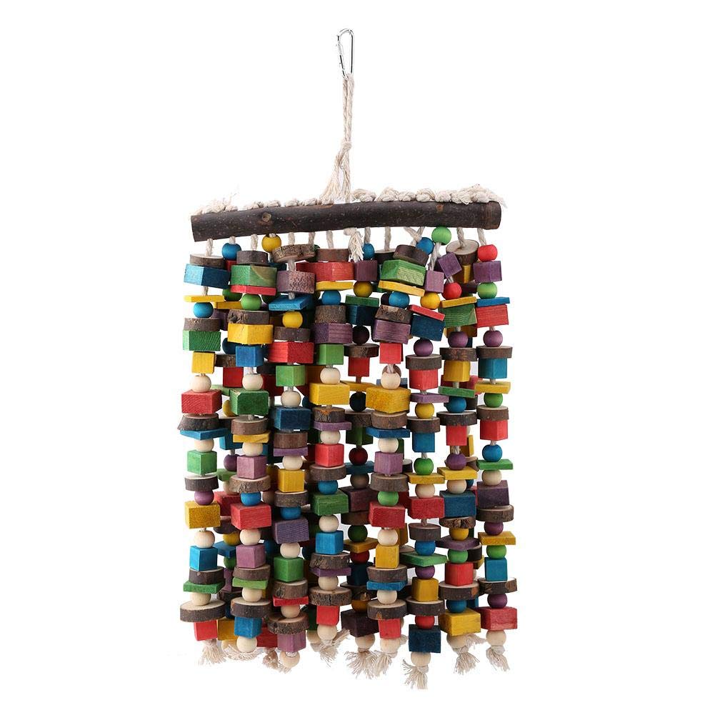 Pasamer Parrot Chewing & Hanging Toy - Durable Bird Play Toy with Hanger for Macaws, Cockatoos & Parakeets - Perfect for Cage Enrichment & Stress Relief