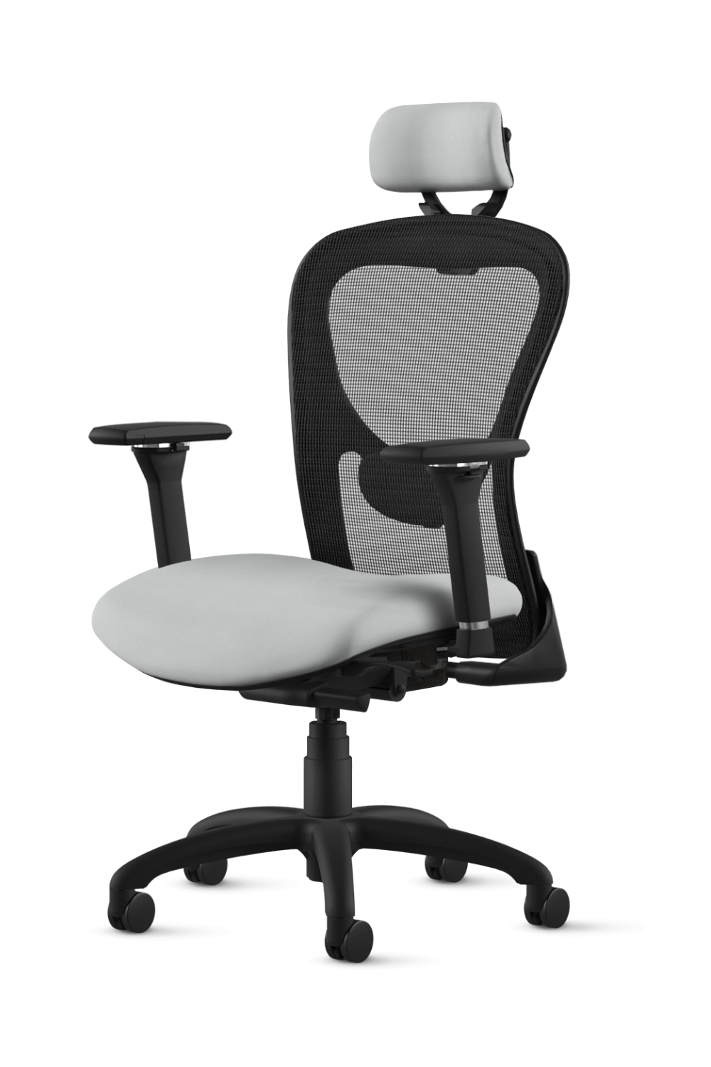 9 to 5 STRATA White Ultrafabric High Back Executive Chair with Headrest - Ergonomic Office Chair for Home & Business Workspaces, Perfect for Long Hours of Comfortable Sitting