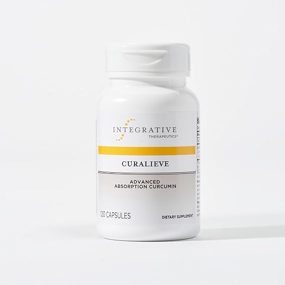 Integrative Therapeutics Curalieve - Premium Herbal Supplement for Pain Relief & Inflammation - Supports Joint & Muscle Health - Ideal for Athletes & Active Lifestyles