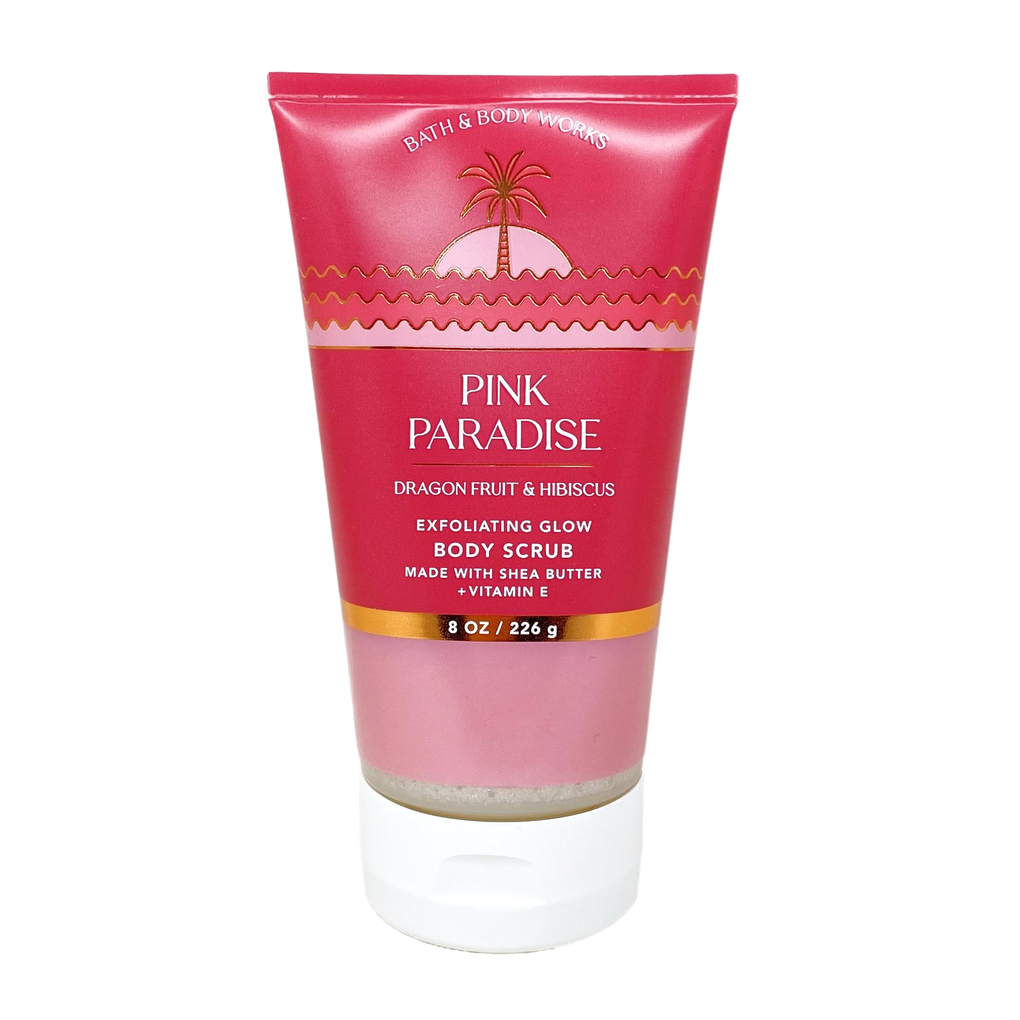 Pink Paradise Exfoliating Glow Body Scrub by Bath & Body Works - 8 oz (226g) for Smooth, Radiant Skin | Perfect for Spa Day & Self-Care Routine