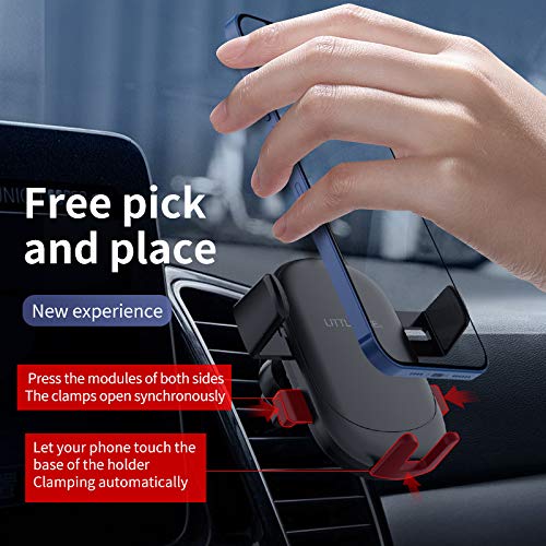 Upgrade Car Air Vent Phone Holder - 360° Rotation Gravity Phone Mount for iPhone 13/12/11 Pro Max/XS/XR & Galaxy Note 20/S20/S10 - Zero Noise Car Phone Stand - Perfect for Hands-Free Navigation & Safe Driving