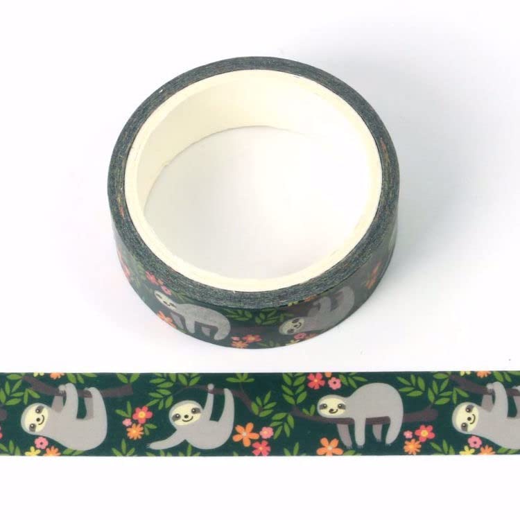 Adorable Sloth Washi Tape - 5/8