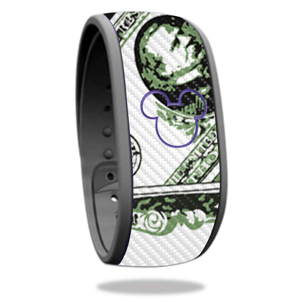 Premium Carbon Fiber Skin for Disney MagicBand - Protective & Durable Textured Cover | Easy to Apply & Remove | Made in USA | Perfect for Theme Parks, Disney Vacations & Collectors