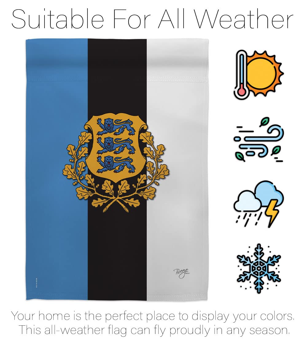 Estonia National Flag Set 28