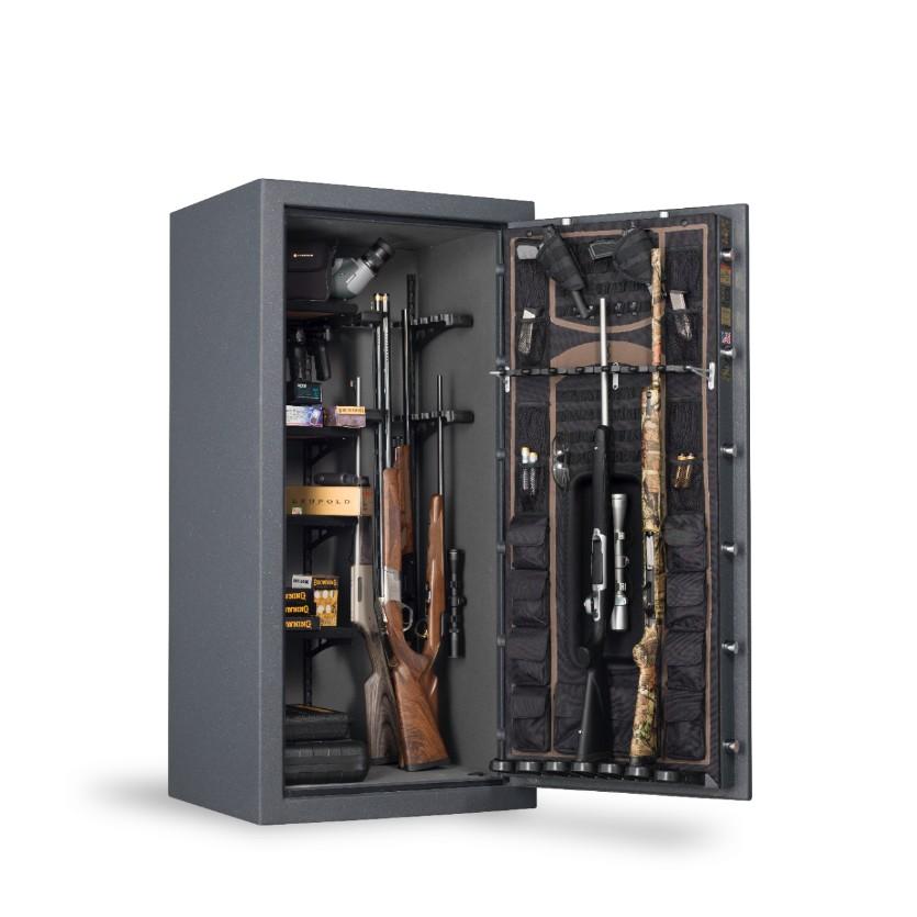 Browning HC33 Hell's Canyon Gun Safe - 48 Gun Capacity Fireproof & Waterproof Safe with Electronic Lock | Perfect for Home Security, Hunting Cabin & Firearm Storage