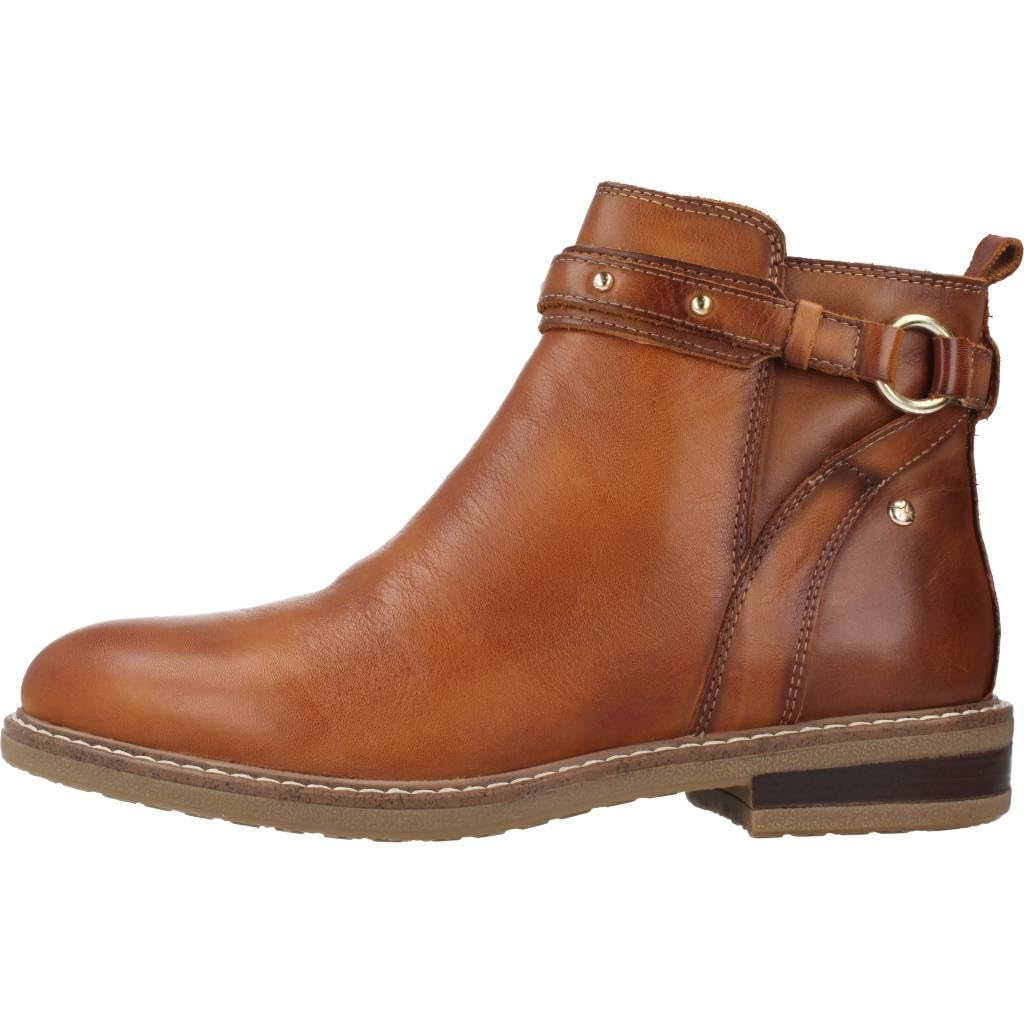 PIKOLINOS Women's Aldaya Leather Flat Ankle Boots - Comfortable & Stylish for Casual Wear, Office & Travel