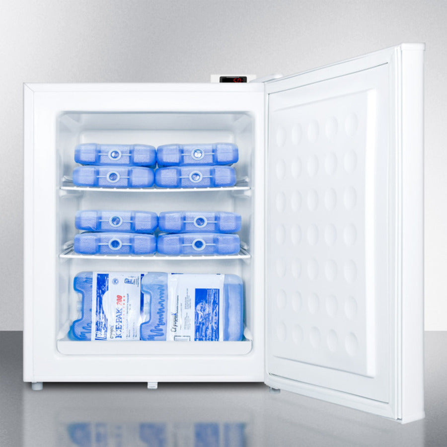 Accucold FS30LVAC Compact All Freezer - 3.0 Cu Ft Upright Freezer for Home, Garage, or Basement - Energy Efficient Deep Freeze for Food Storage, Meal Prep & Bulk Buying