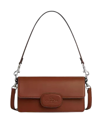 Coach Eliza Flap Crossbody Bag with Leather Closure - Stylish & Compact Purse for Women, Perfect for Everyday Use, Work, and Date Nights