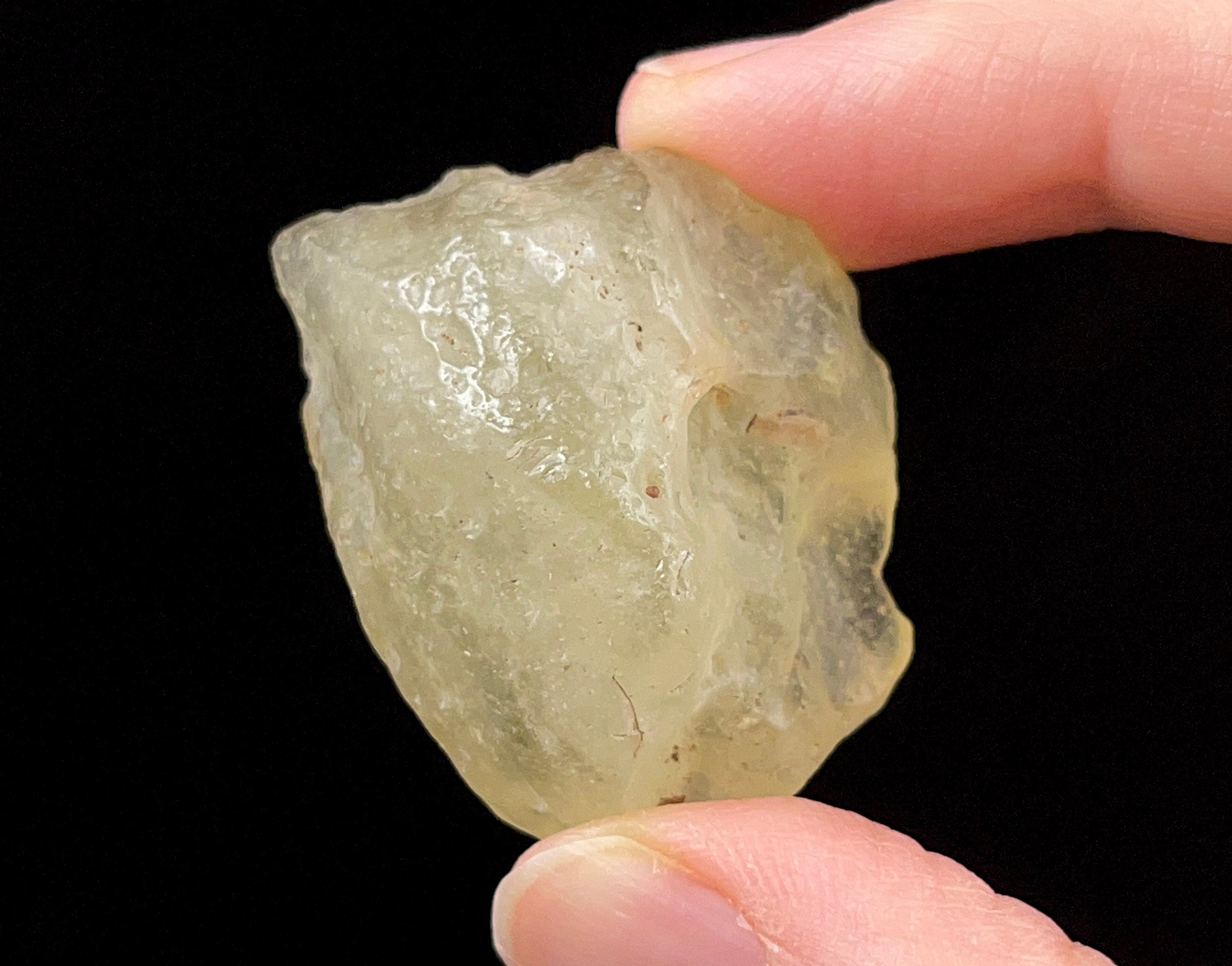 Libyan Desert Glass Raw Crystal - Rare B Grade Natural Mineral Specimen | Unique Gift & Home Decor | Perfect for Crystal Collectors, Meditation & Spiritual Healing