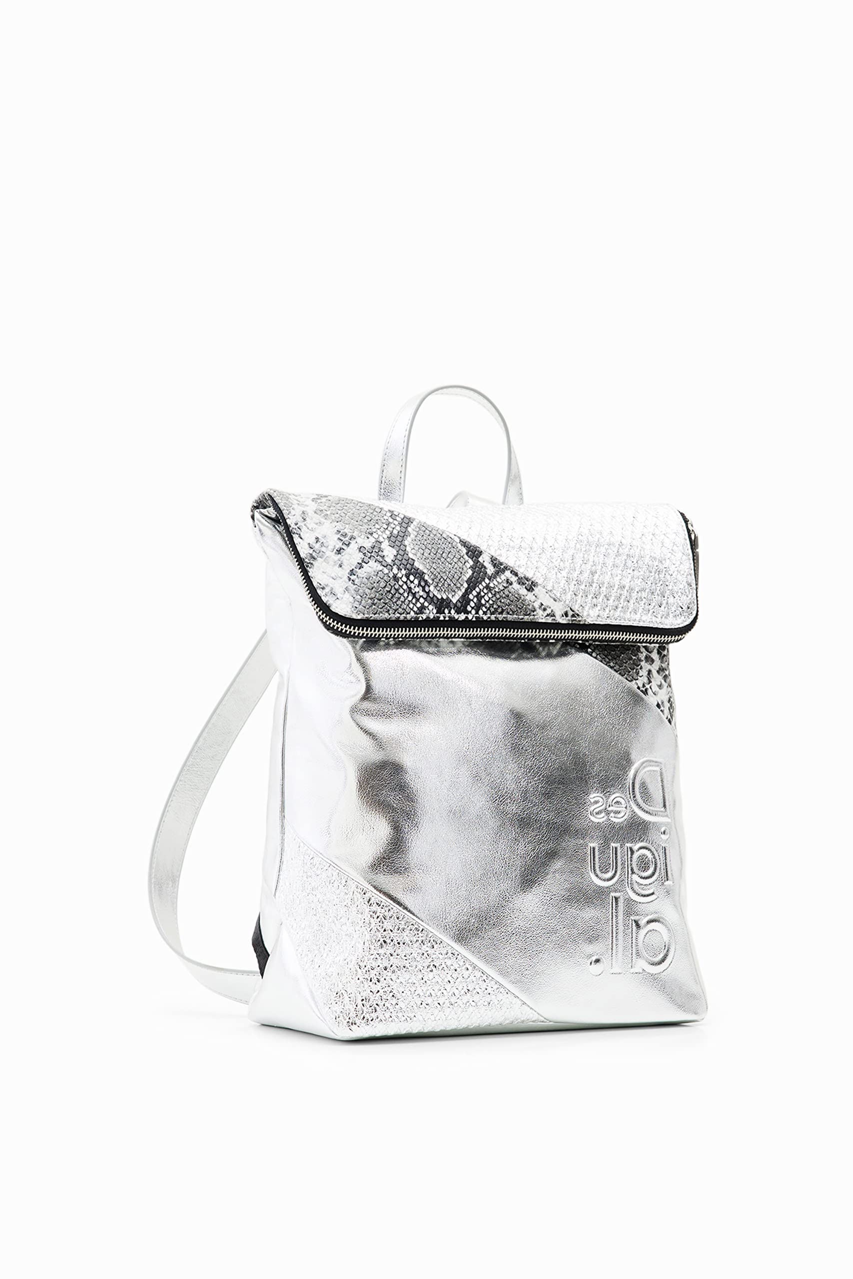 Desigual Women's PU Leather Backpack - Medium Size Crossbody Bag for Travel, Work & School | Stylish Durable Handbag with Multiple Pockets for Everyday Use