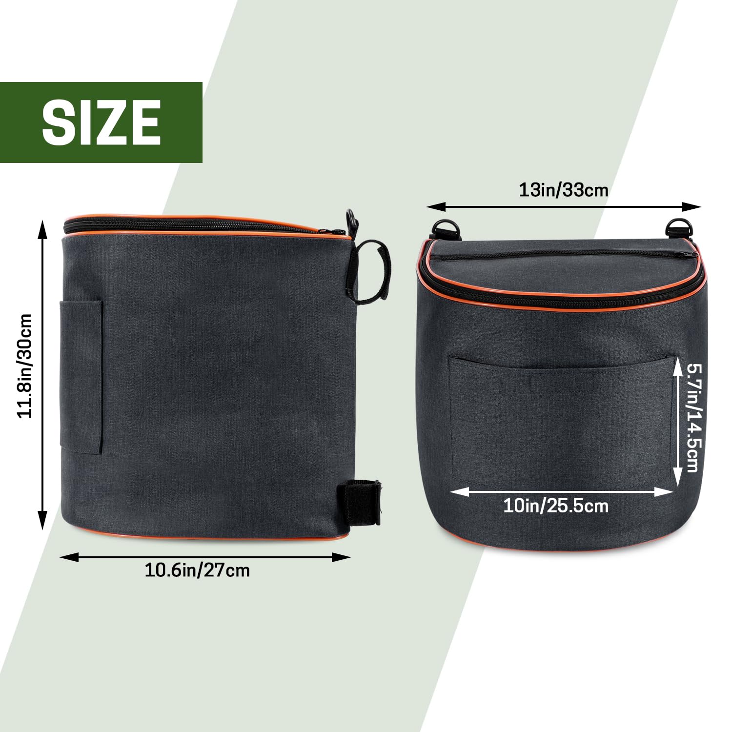 Portable Boat Trash Can - Waterproof Marine Garbage Bin for Boating, Sailing, Fishing & Camping | Reusable Storage Bag for Deck, Dock & RV Use