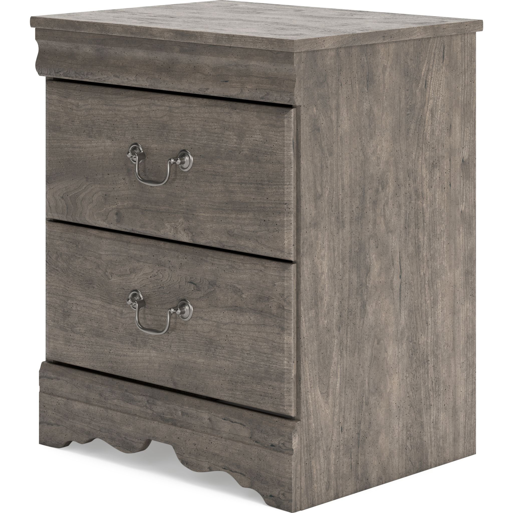 Bayzor Nightstand with Drawer - Modern Gray Bedside Table for Bedroom, Living Room, or Office - Compact Storage Furniture with Sleek Design