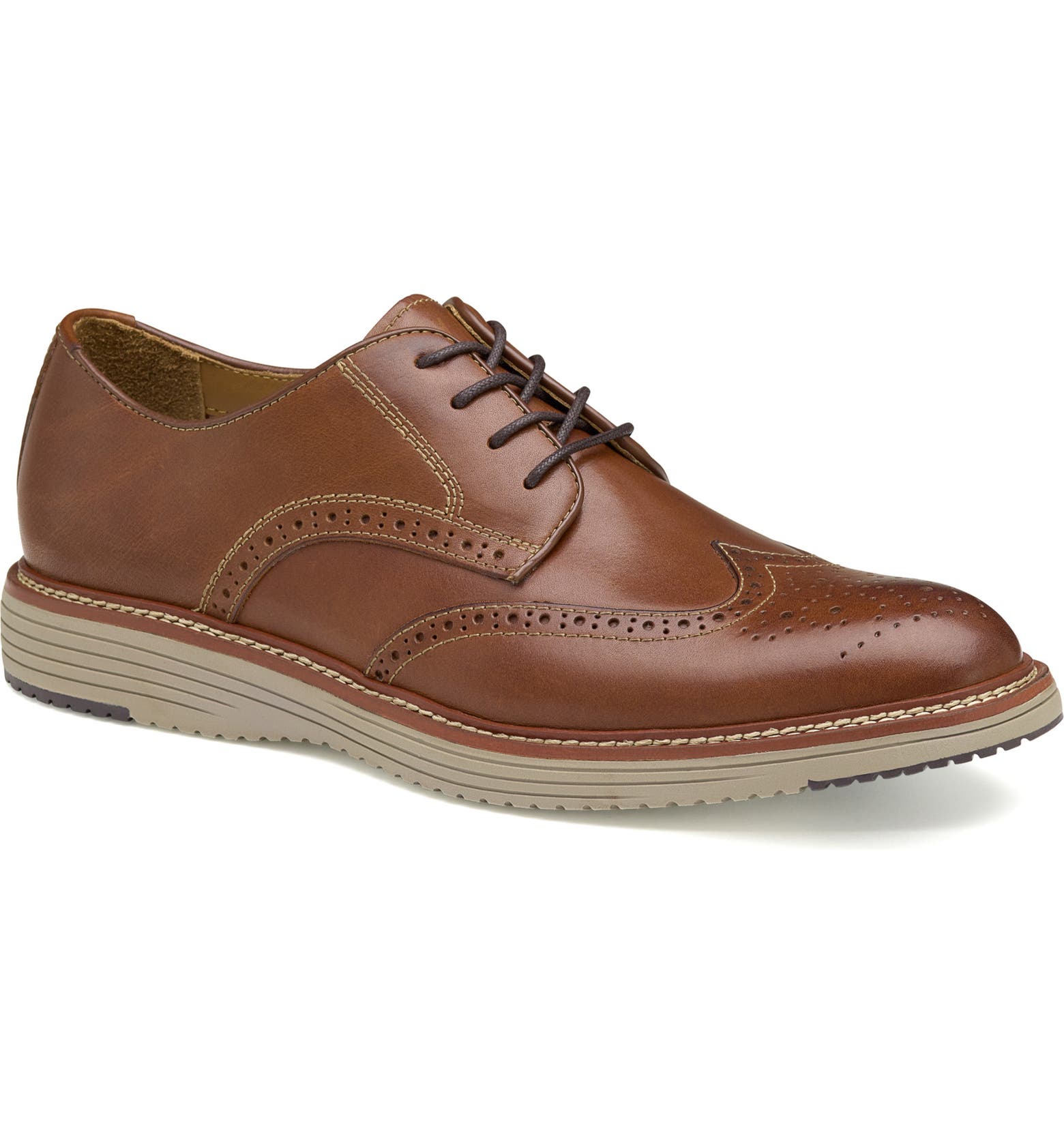 Upton Wingtip Dress Shoes for Men - Classic Oxford Style Business & Formal Footwear - Perfect for Office, Weddings & Special Occasions