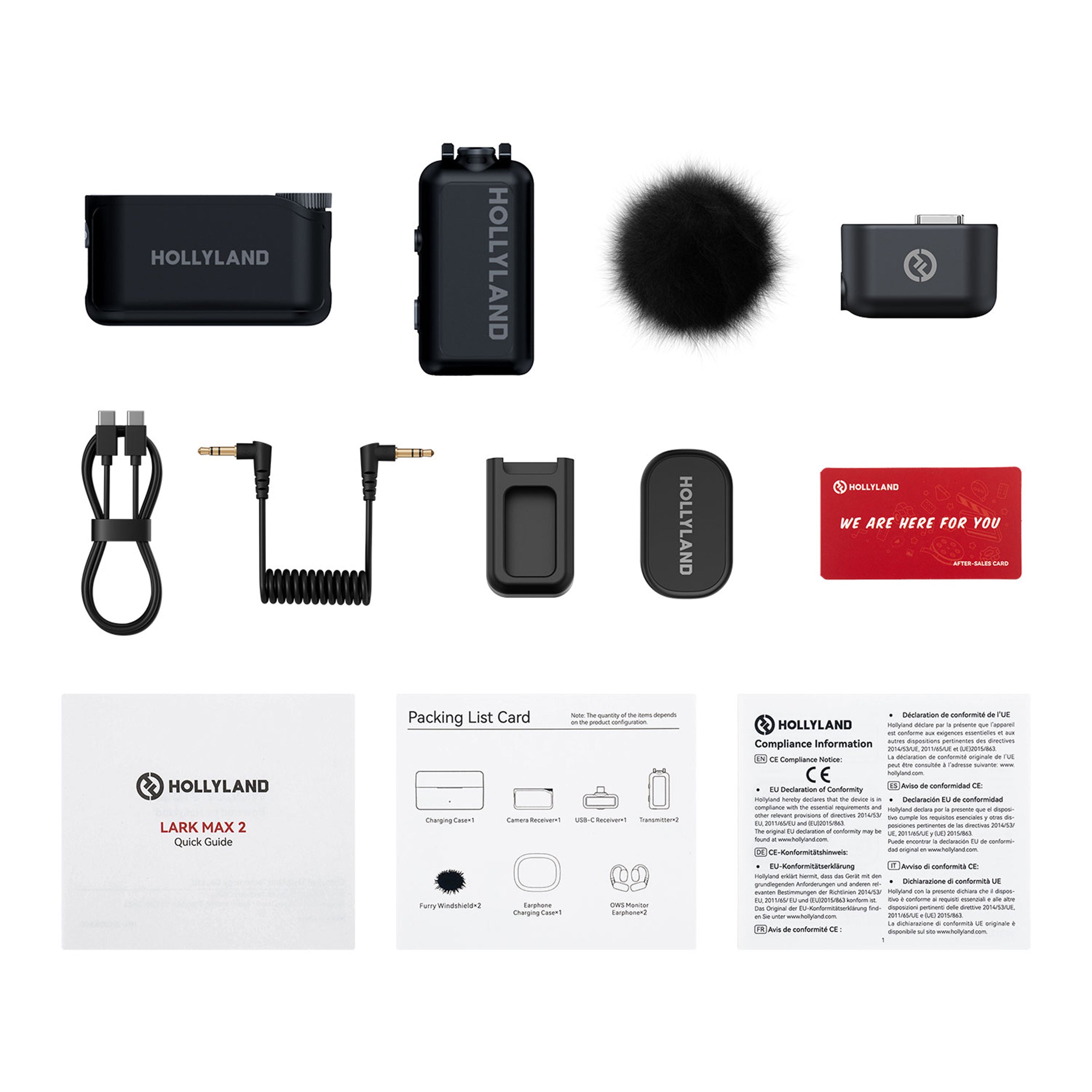 Hollyland LARK MAX 2 Solo Wireless Microphone System (6701 Solo) - Professional-Grade Lavalier Mic for Content Creators, Vloggers & Filmmakers | Perfect for YouTube Videos, Live Streaming & Interviews