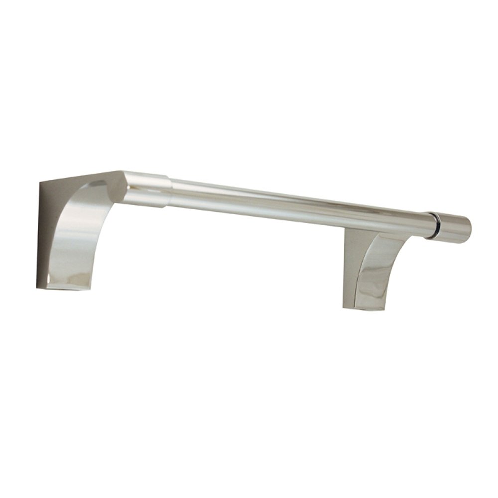 Luna Transitional Towel Bar Set of 8 - Polished Chrome Bathroom Accessories for Modern Homes | Perfect for Bathroom, Spa & Hotel Decor
