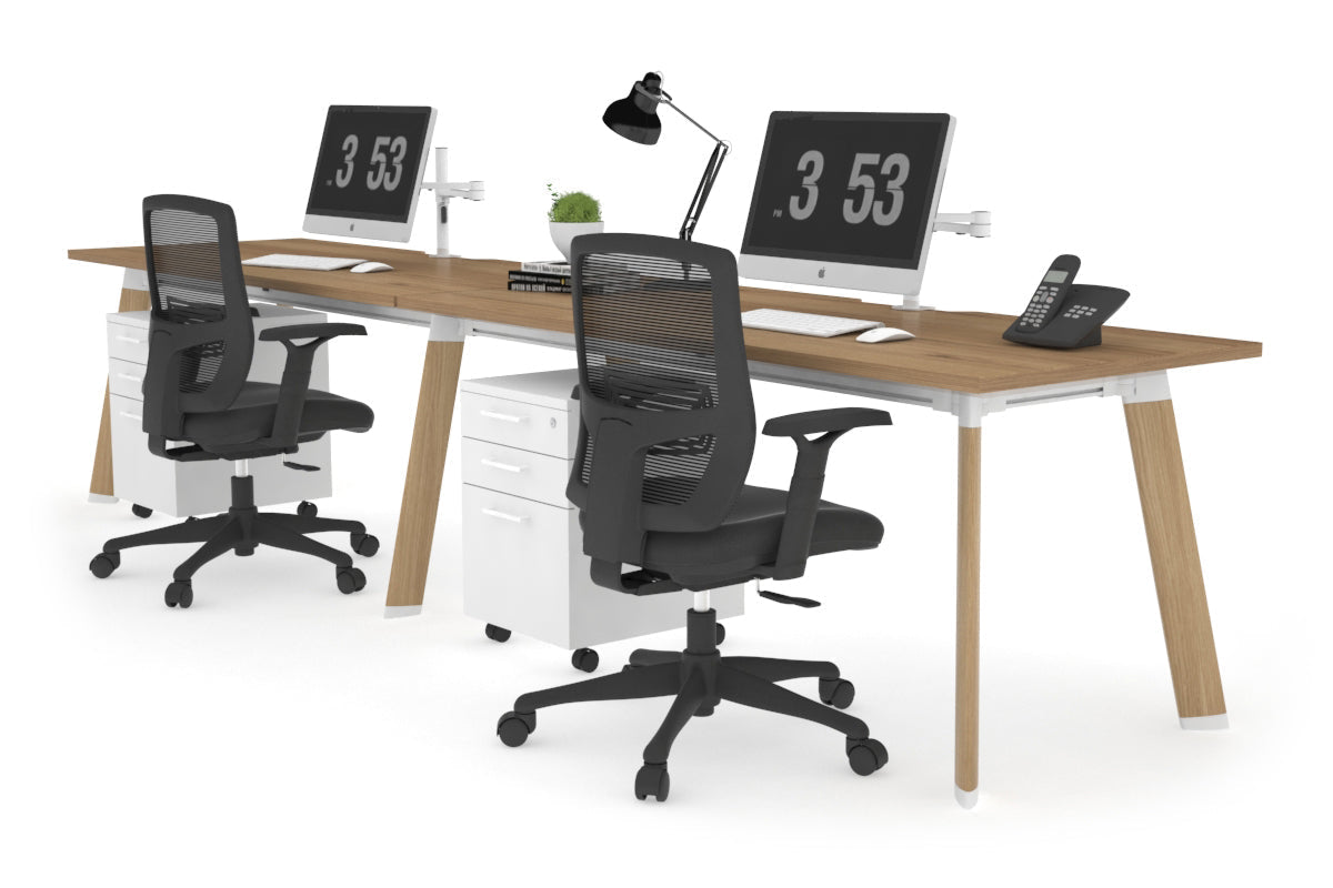 2 Person Office Workstation with Cable Management - 1600L x 800W Adjustable Switch Desk for Collaborative Workspaces | Ideal for Shared Offices, Coworking Spaces & Team Projects