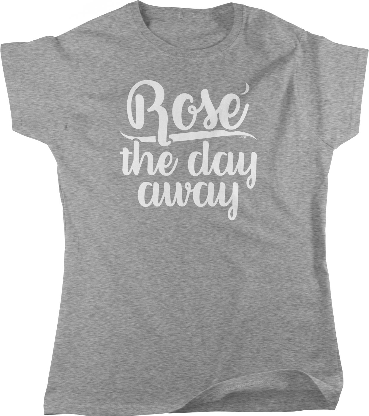 Rose The Day Away Women's T-Shirt - Floral Print Casual Tee for Everyday Wear | Perfect for Outings, Dates & Relaxing at Home