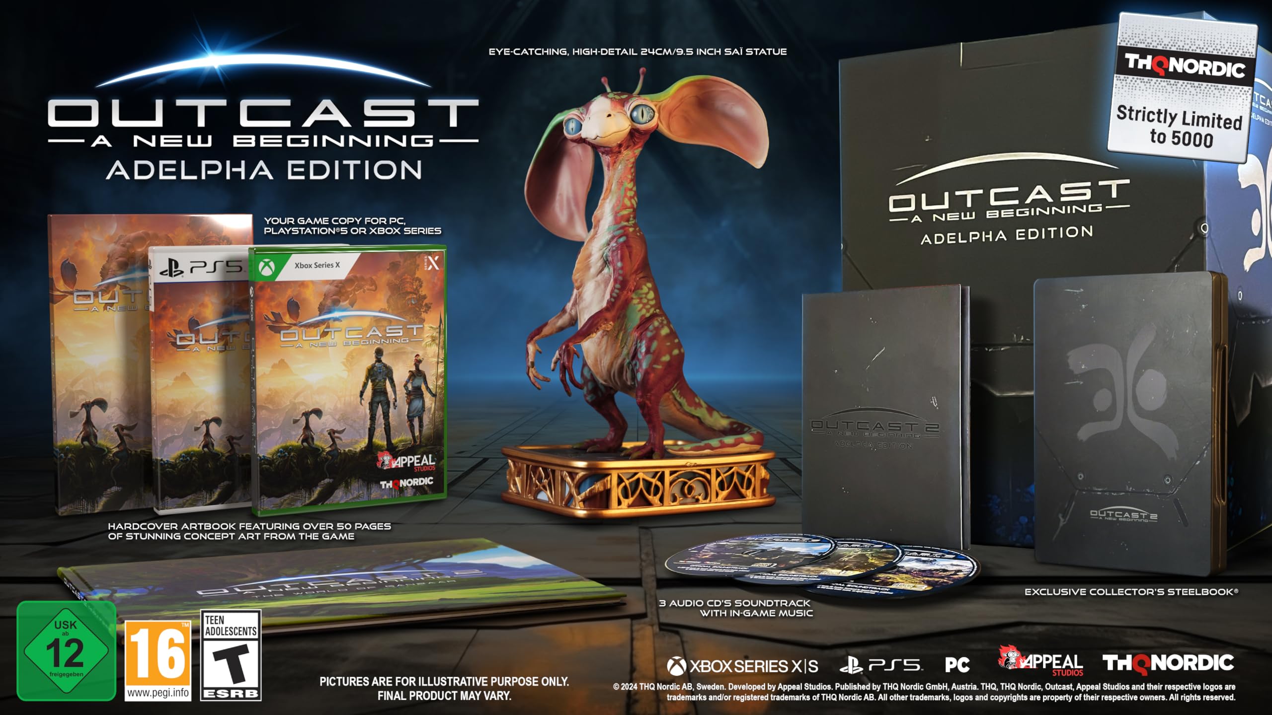Outcast - A New Beginning - Adelpha Edition for Xbox Series X | Open World Sci-Fi Adventure Game | Explore Alien Planet & Epic Storyline | Perfect for Sci-Fi Fans & Action RPG Lovers