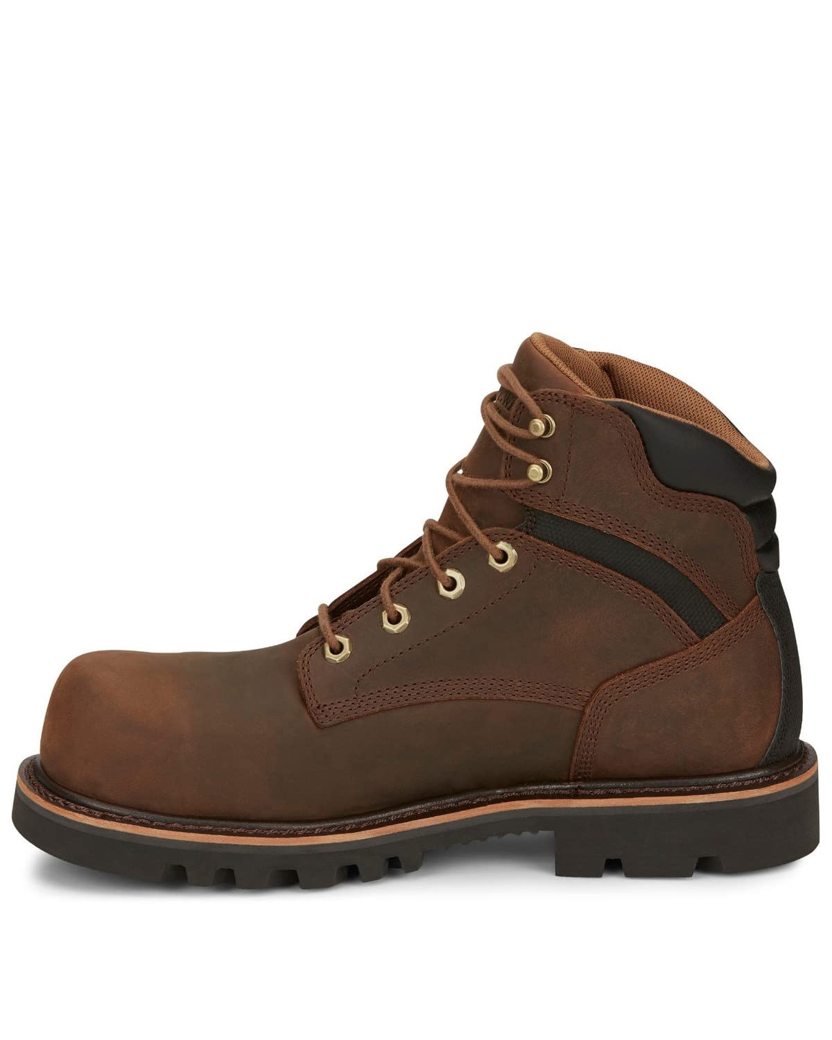Chippewa Men's 6-Inch Sador HD TA Work Boots in Brown - Durable Leather Construction for Construction, Hiking & Outdoor Work