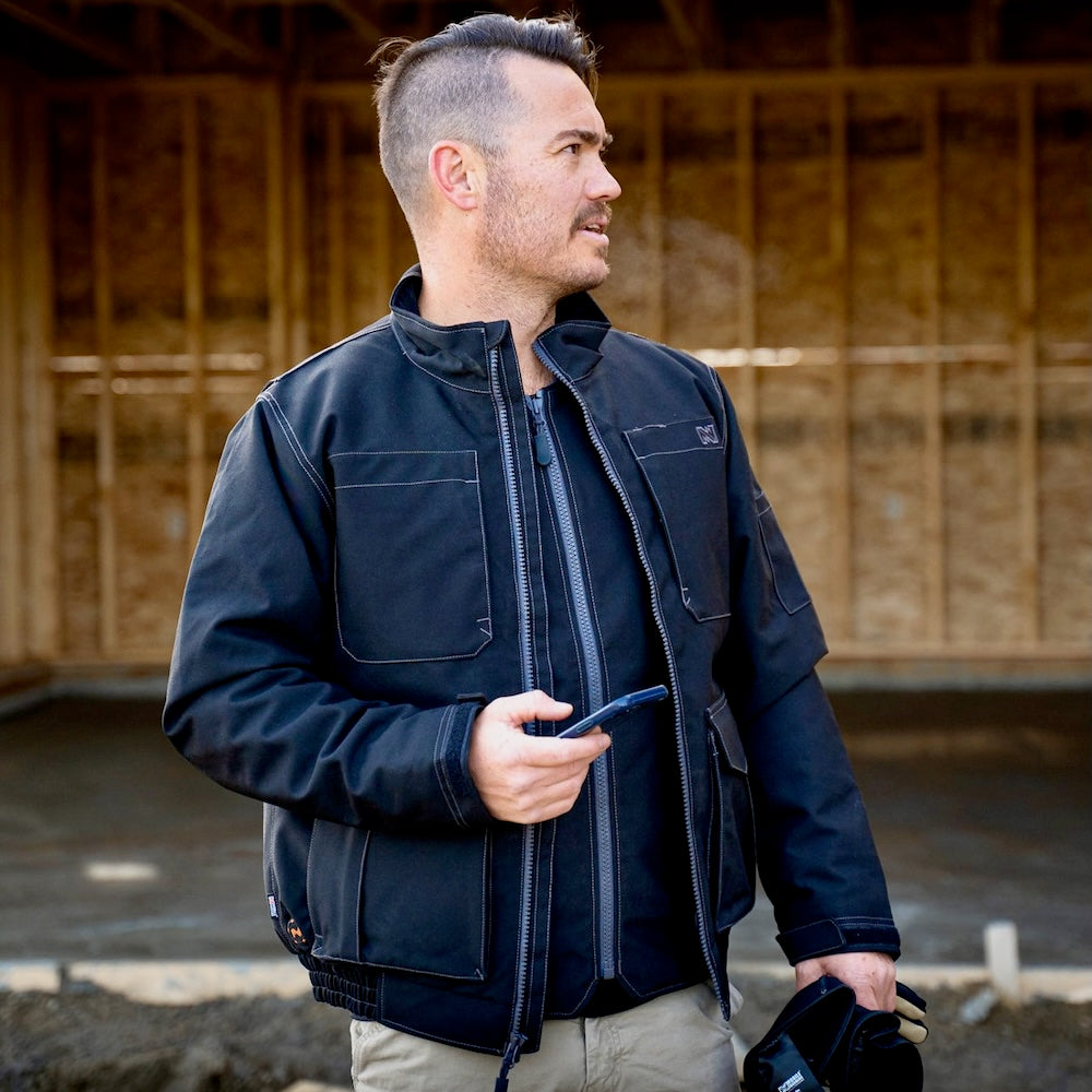 UTW Pro Plus Heated Jacket for Men - USB Rechargeable Winter Coat with 3 Heat Settings - Perfect for Outdoor Activities, Camping & Cold Weather Commutes
