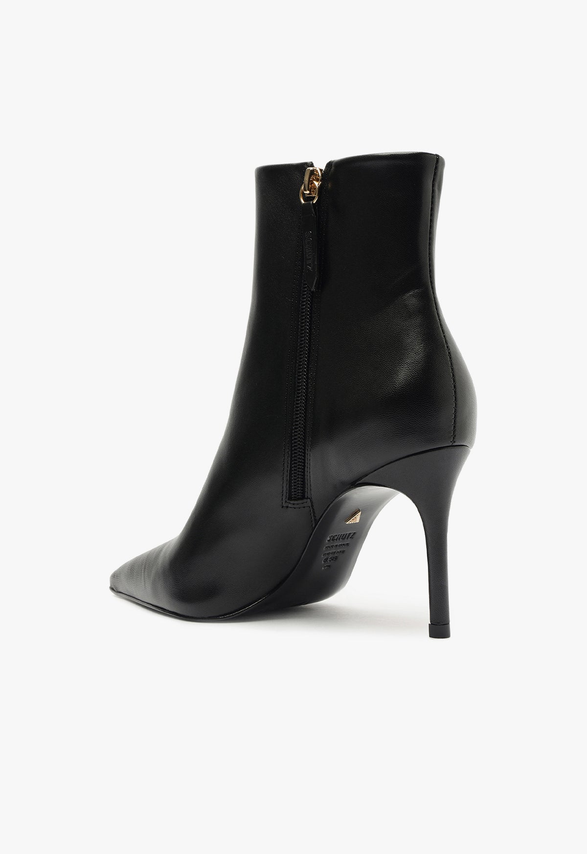 Mikki Women's Nappa Leather Booties with High Heel - Stylish Ankle Boots for Fall & Winter Fashion (S2205900020005) | Perfect for Office, Parties & Night Out