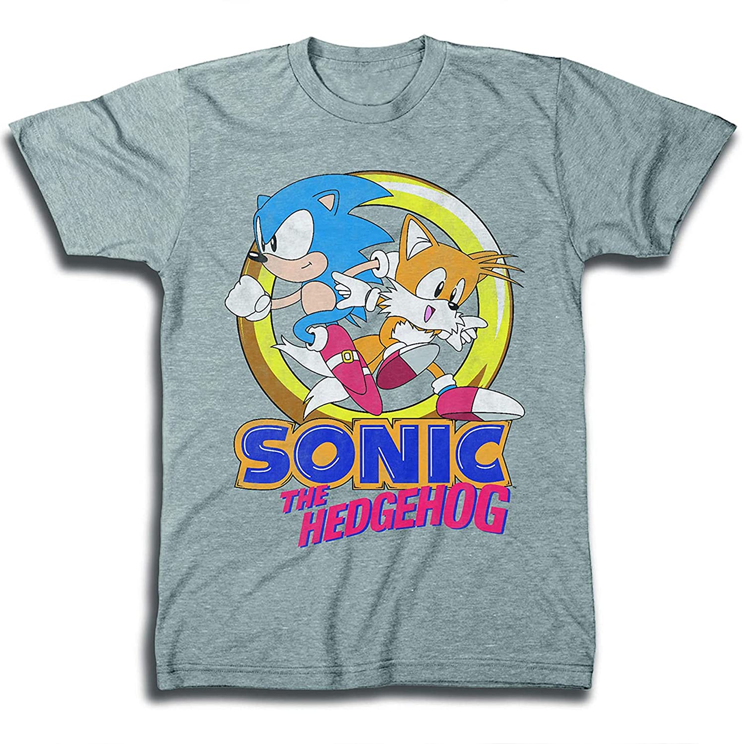 SEGA Sonic The Hedgehog Official Men's T-Shirt - The Fastest Thing Alive Graphic Tee - Cool Gaming Apparel for Fans & Collectors - Perfect for Casual Wear, Cosplay & Gaming Events