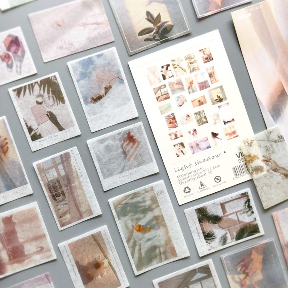 250Pcs Small Scrapbooking Stickers Set - 5 Themed Washi Paper Stickers for Journaling, DIY Crafts, Bullet Journals & Scrapbook Decoration - Perfect for Memory Books, Planners, and Handmade Greeting Cards (Style B)