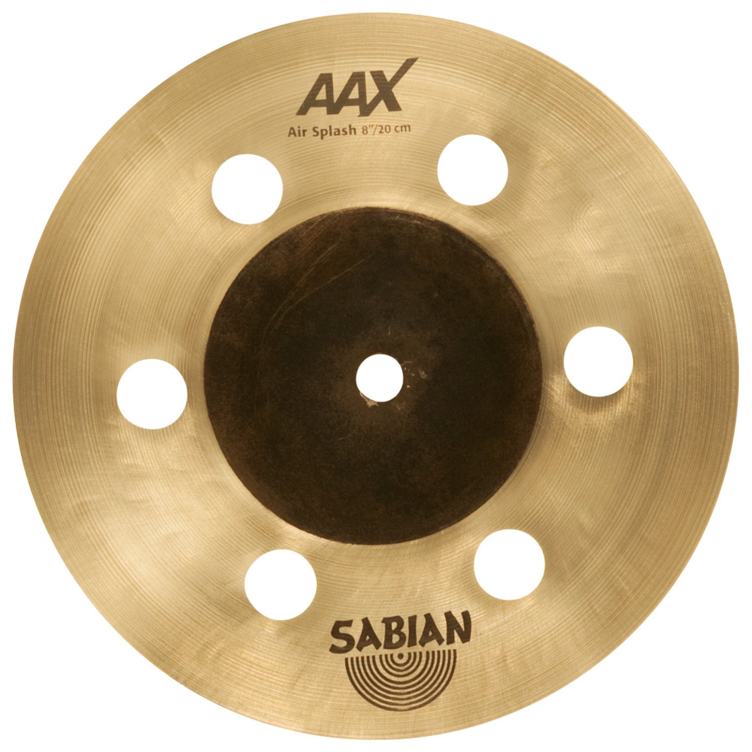 Sabian 20805XA 8-Inch AAX Air Splash Cymbal with Mount Arm - Perfect for Drum Kits, Live Performances & Studio Recording