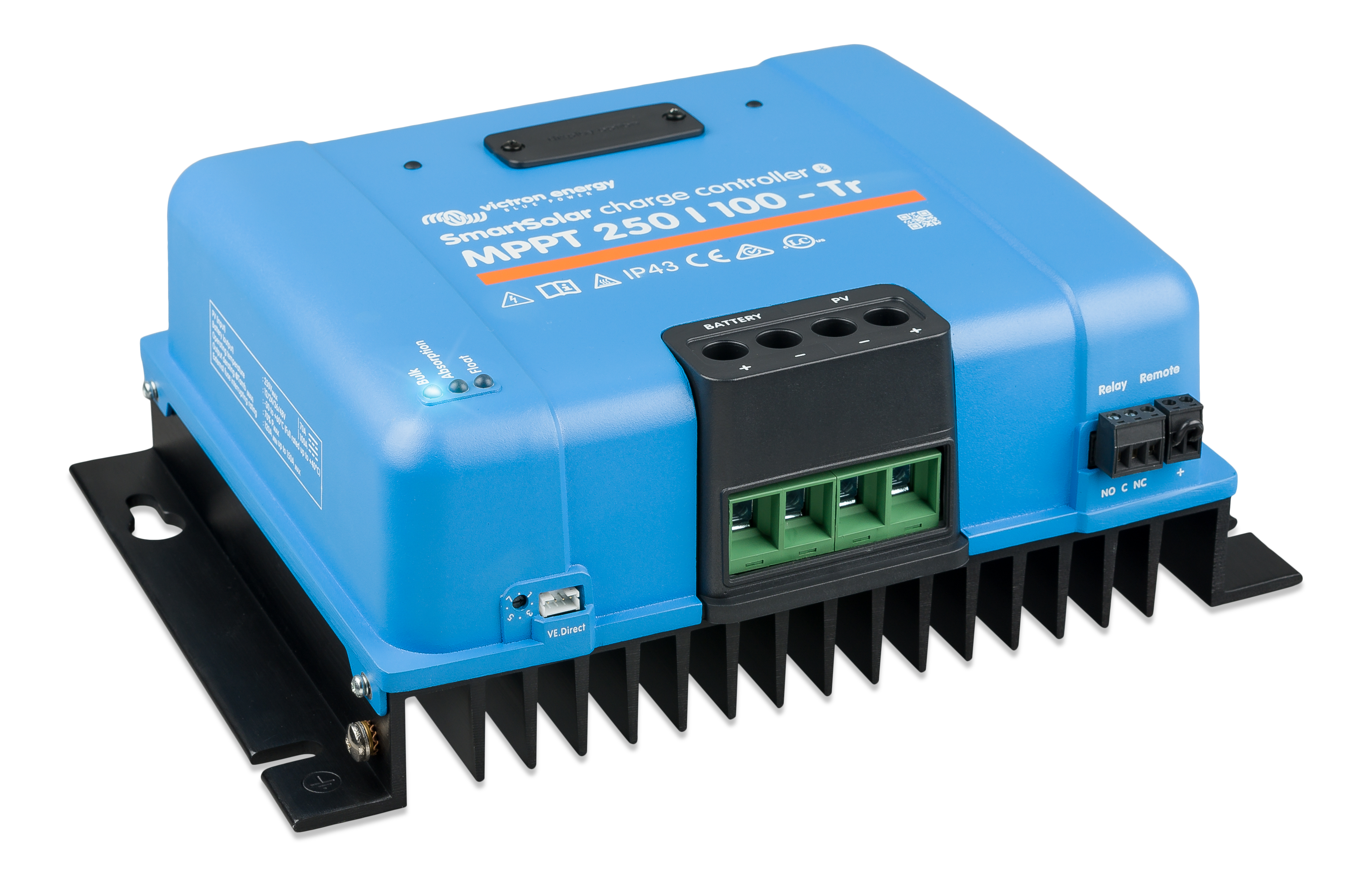 Victron Energy SmartSolar MPPT 250/100 Tr VE.Can Solar Charge Controller - 100A 250V Max Input - SCC125110412 - Perfect for Off-Grid Solar Systems, RVs, Boats & Remote Power Applications