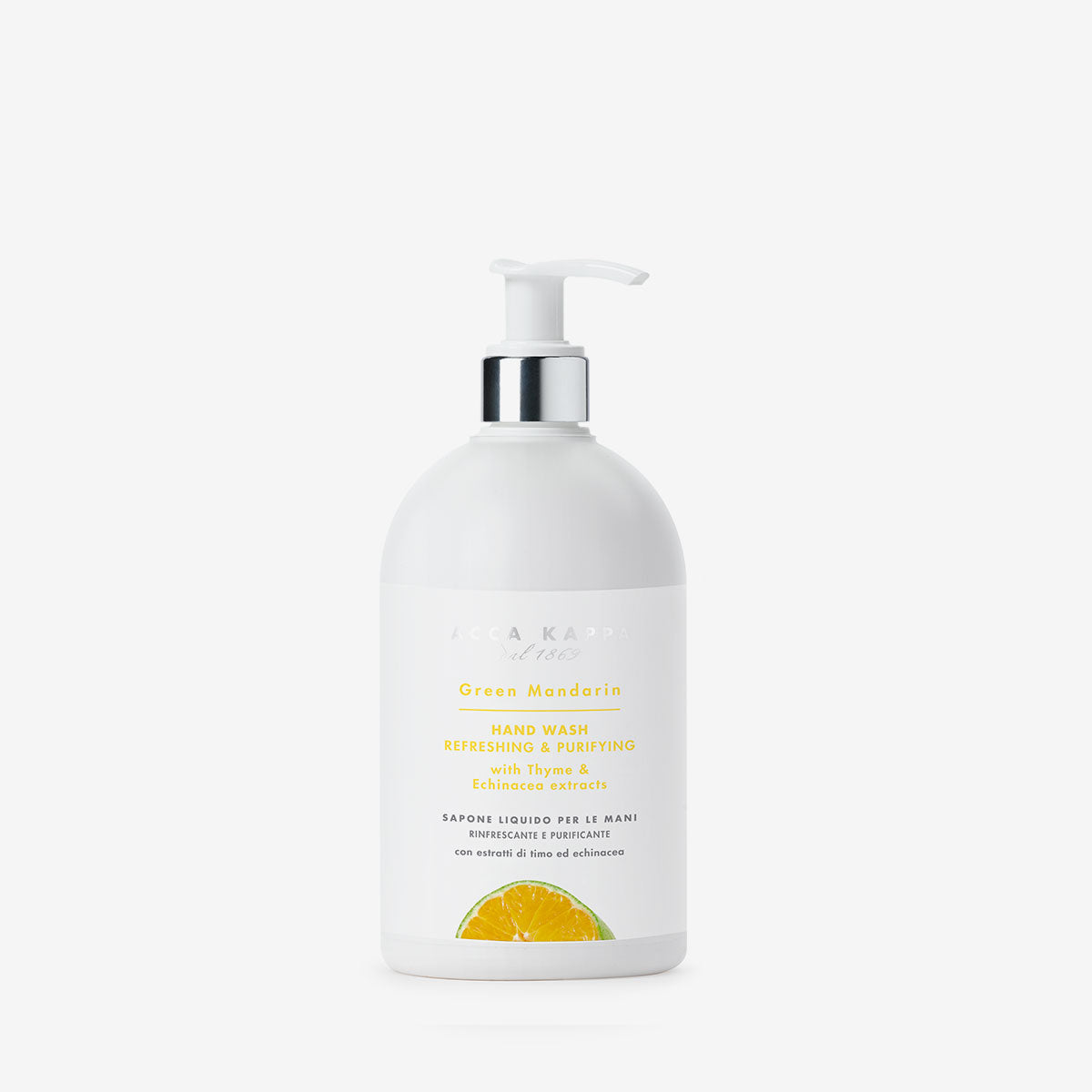 Natural Green Mandarin Scented Hand Wash - Refreshing & Moisturizing - Perfect for Kitchen, Bathroom & Office Use