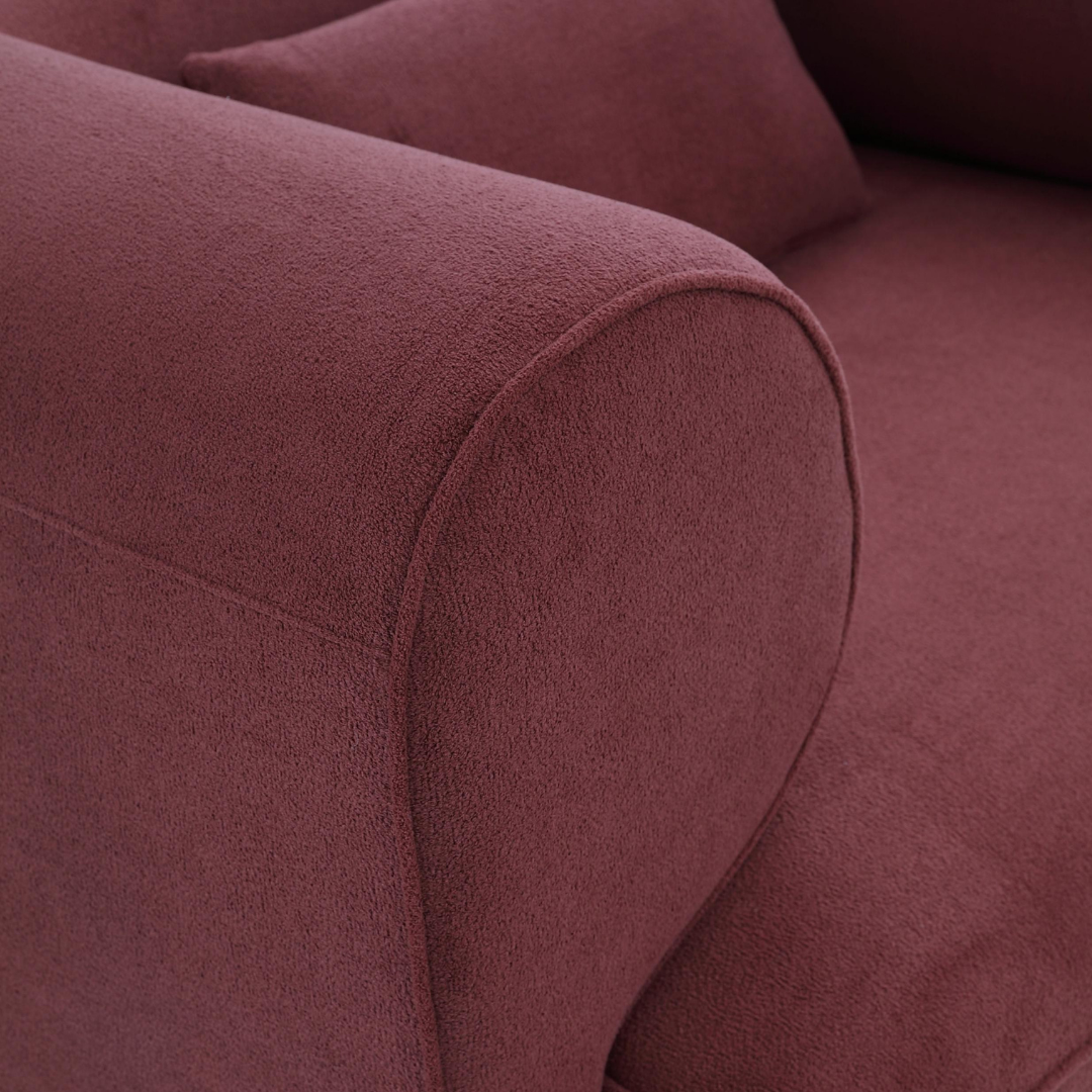 Stylish Ignazio Fabric Sofa - Modern Comfort for Living Room, Lounge & Home Decor | Durable & Soft Upholstery for Relaxing & Entertaining