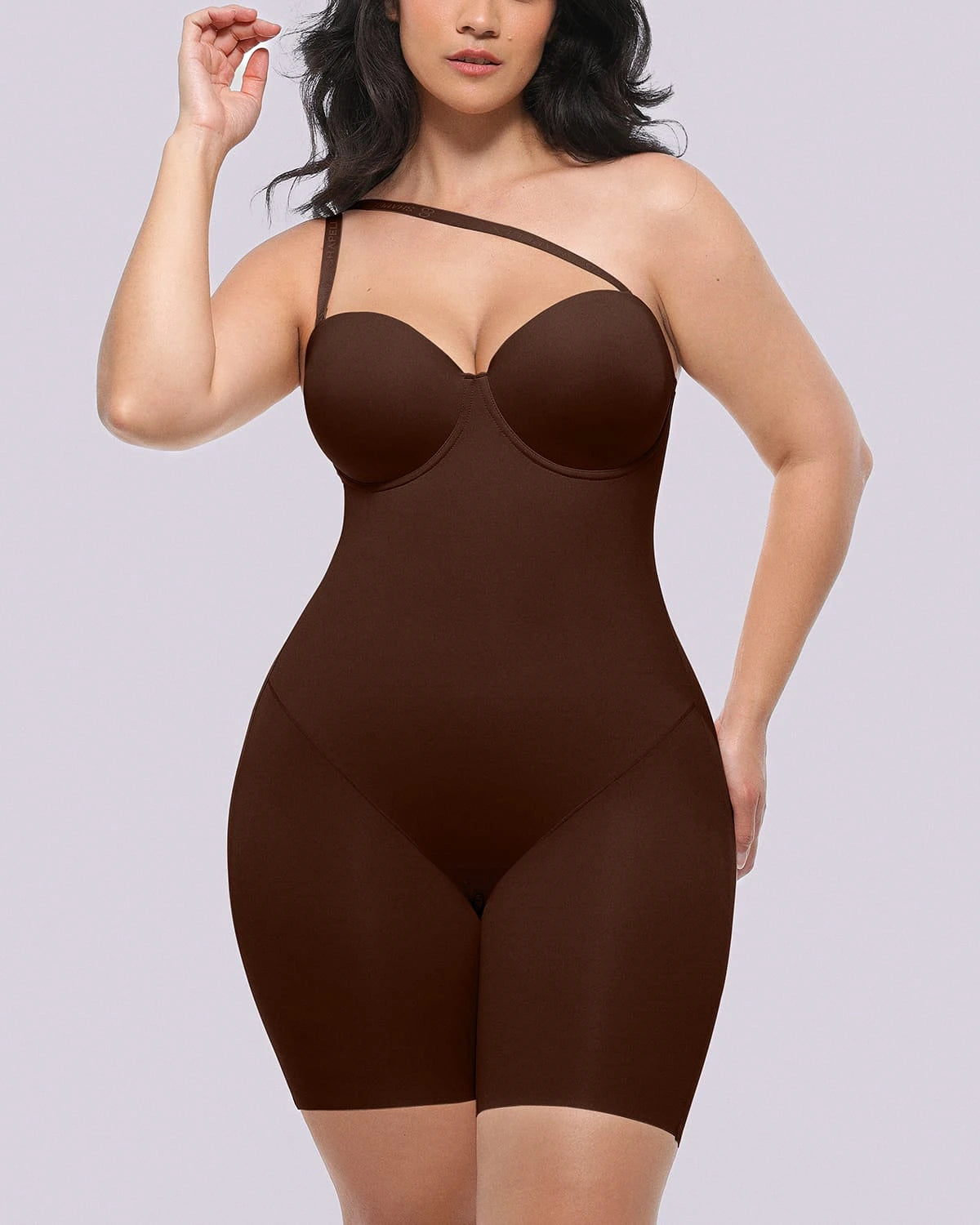 Bare Essentials™ AirSlim® Strapless Mid Thigh Bodysuit - Seamless Shapewear for Women - Perfect for Dresses, Weddings & Special Occasions