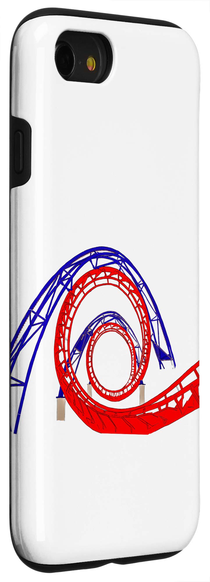 iPhone SE (2020) / 7 / 8 Shockproof Roller Coaster Design Phone Case - Durable Protection for Outdoor Adventures & Extreme Sports