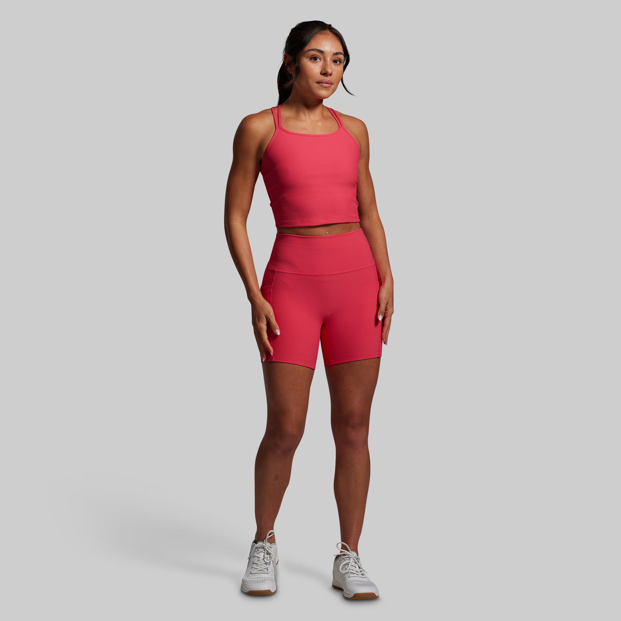 All or Nothing Short Set 2.0 - Breathable Athletic Shorts for Women (Watermelon Color) | Perfect for Running, Yoga & Gym Workouts