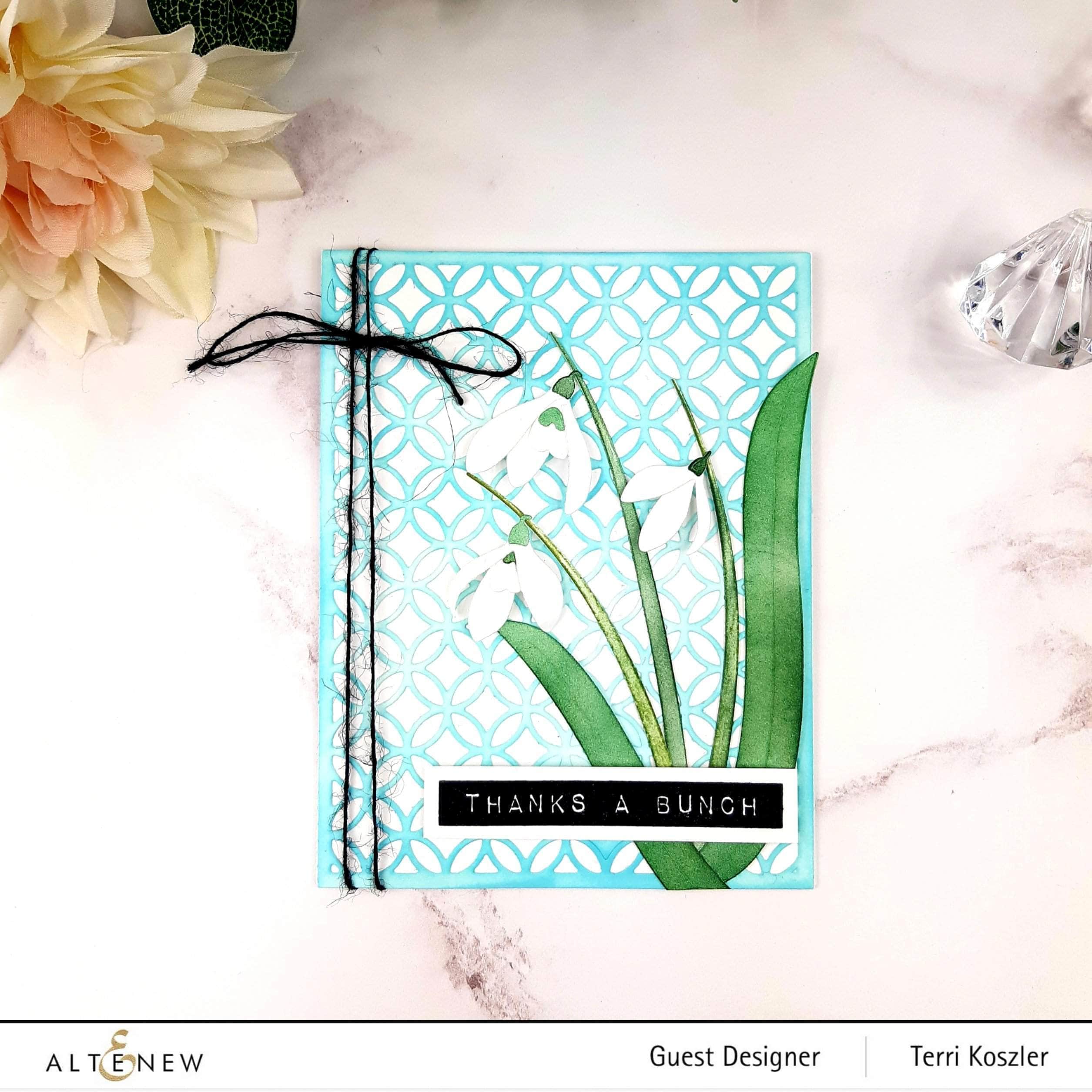Snowdrops Layering Die Set for DIY Paper Flowers - Floral Crafting Dies for Scrapbooking, Card Making & Home Decor