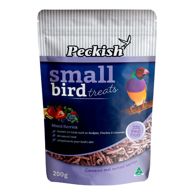 Peckish Small Bird Treats 200g - Healthy Snacks for Parakeets, Canaries & Finches - Perfect for Training & Bonding with Your Pet Bird