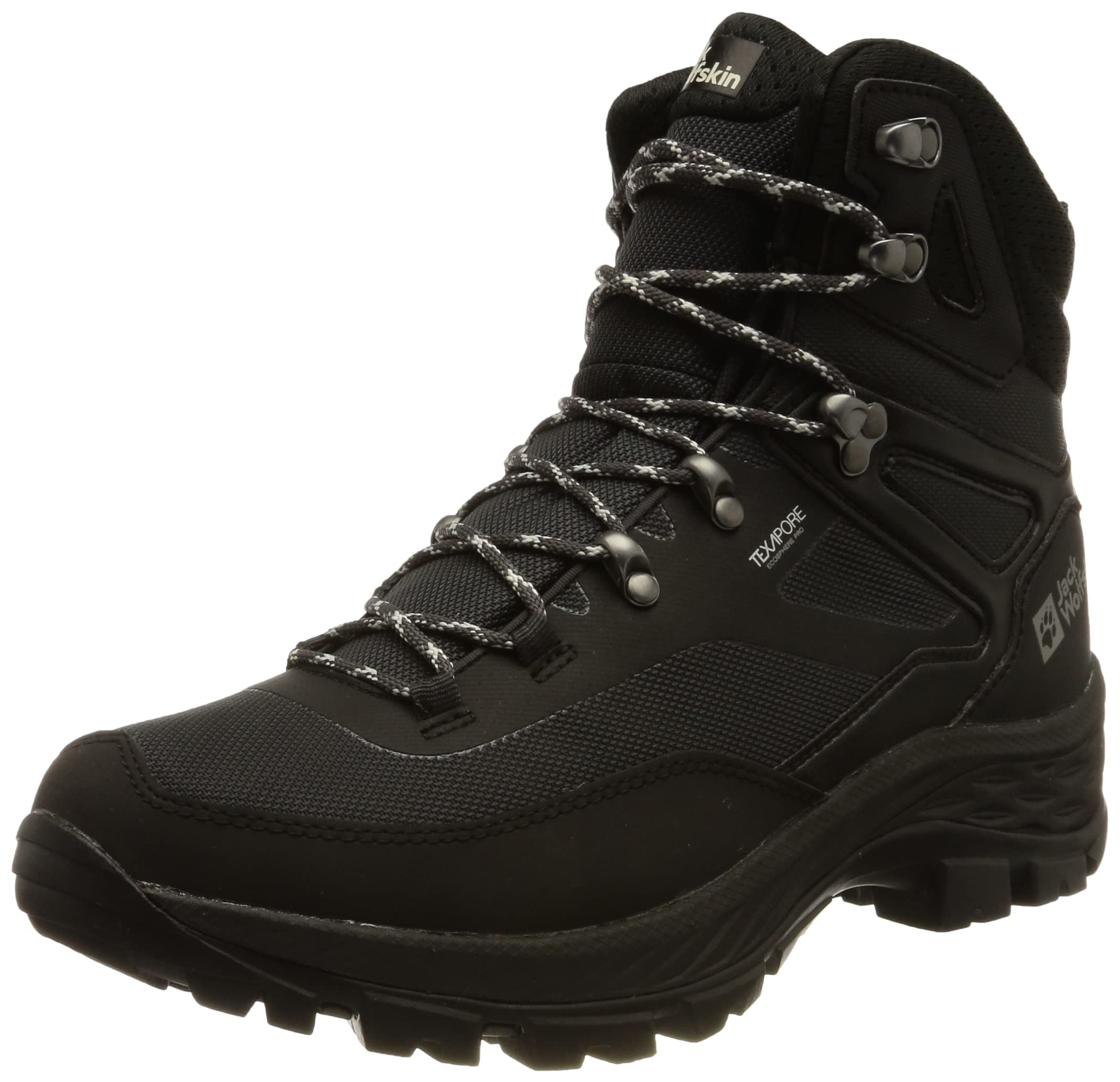 Jack Wolfskin Men's Rebellion Guide Texapore Mid Waterproof Hiking Shoes - Lightweight Outdoor Trekking Boots for Men, Perfect for Mountain Trails, Camping & Backpacking Adventures