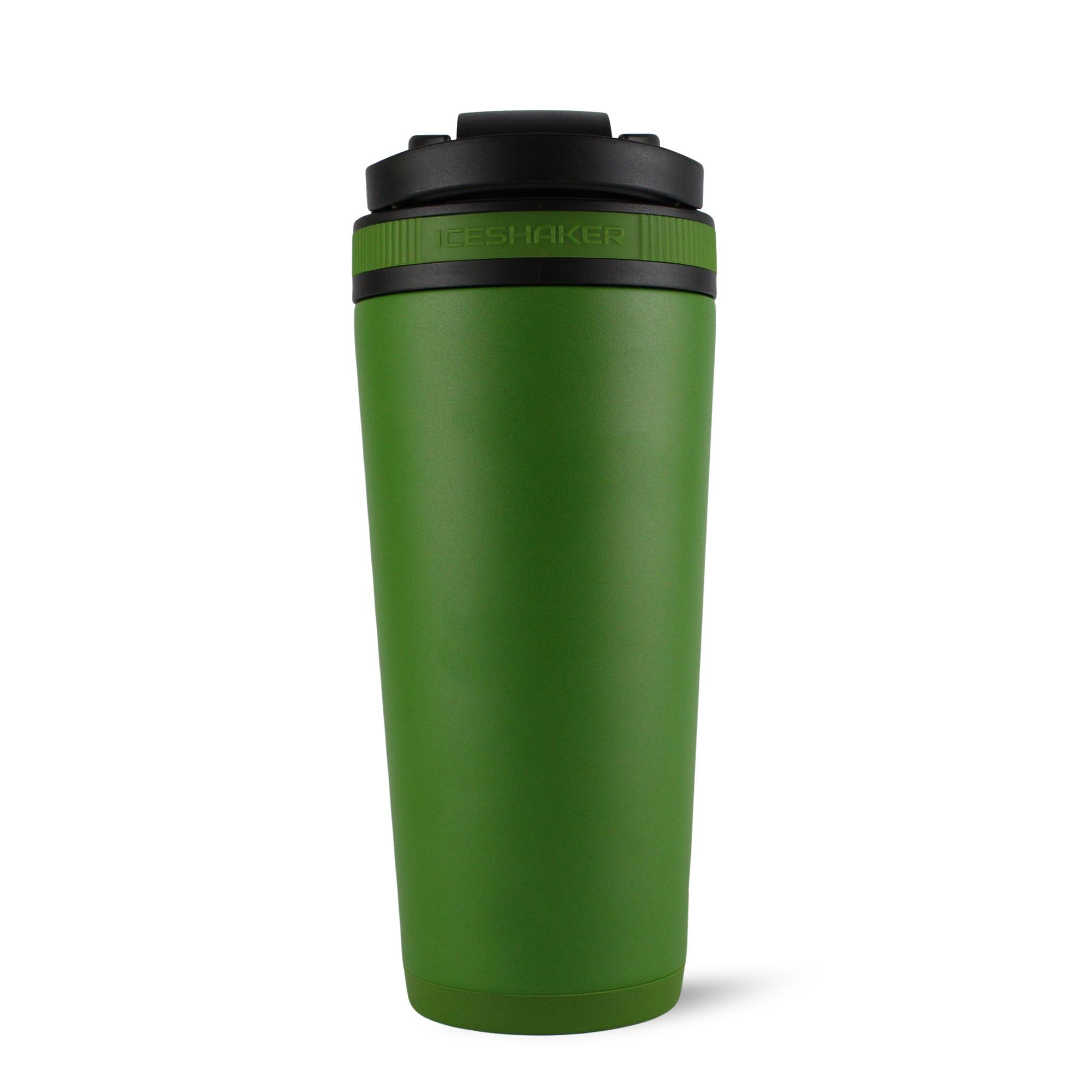 26oz Ice Shaker Matte Series Protein Shaker Bottle - Green - Perfect for Gym, Workouts & Post-Training Recovery