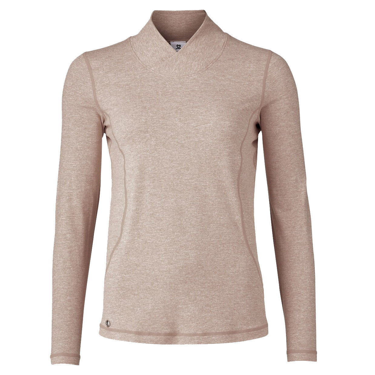 Agnes Mock Neck Women's Golf Shirt - Breathable & Moisture-Wicking Daily Sports Top for Golf, Tennis & Outdoor Activities
