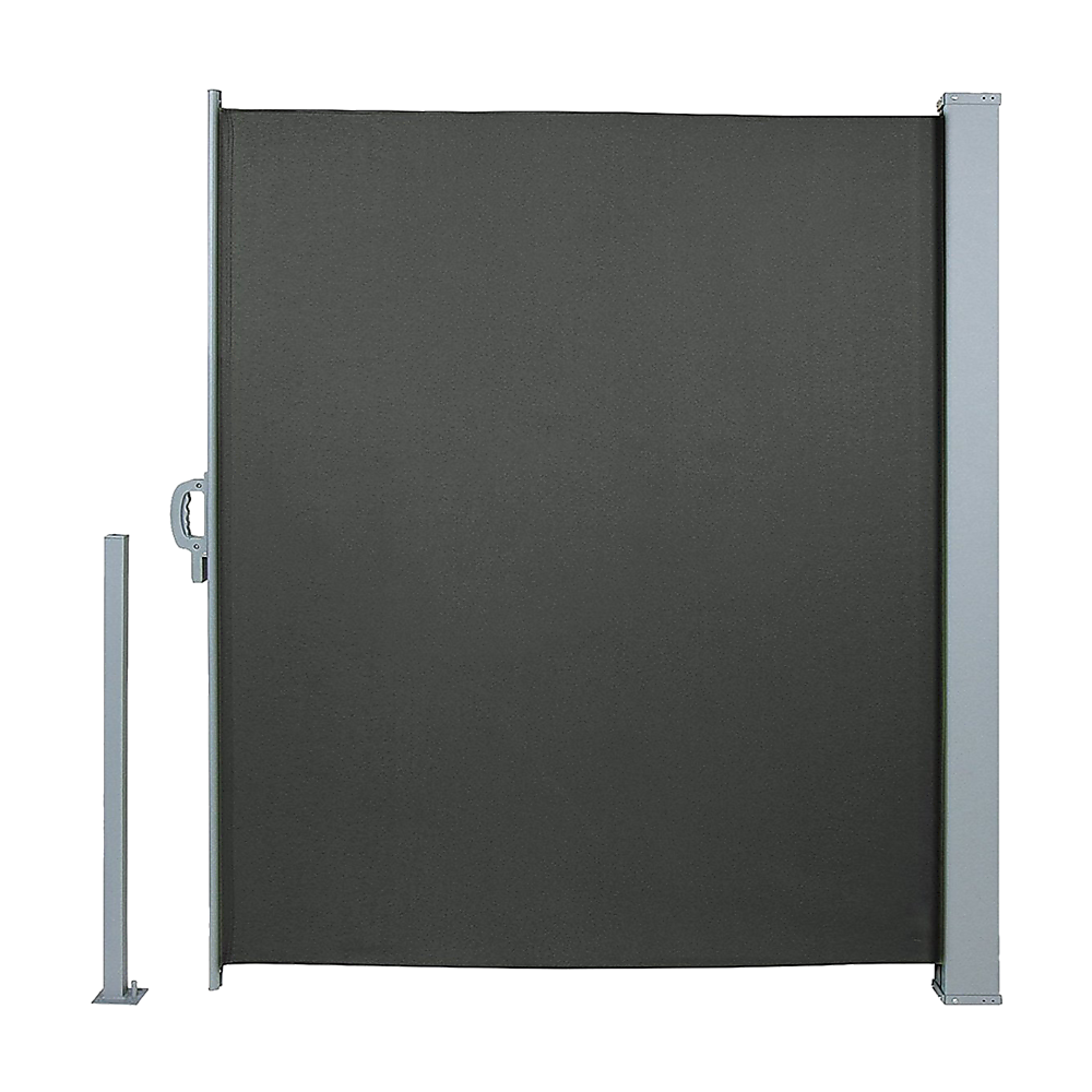 1.8X3M Retractable Side Awning Shade - Outdoor Patio Sun Protection for Deck, Garden, and RV Camping