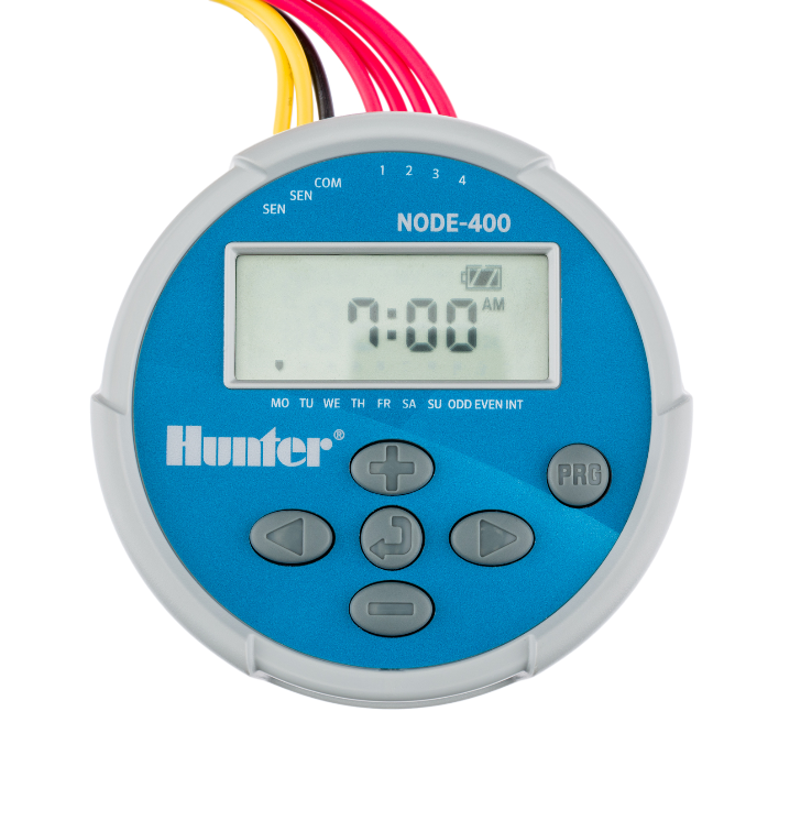 Hunter NODE Battery Operated Smart Irrigation Controller - Compatible with Hunter X2, XC, and Pro-C Models | Perfect for Lawn, Garden, and Landscape Watering Systems