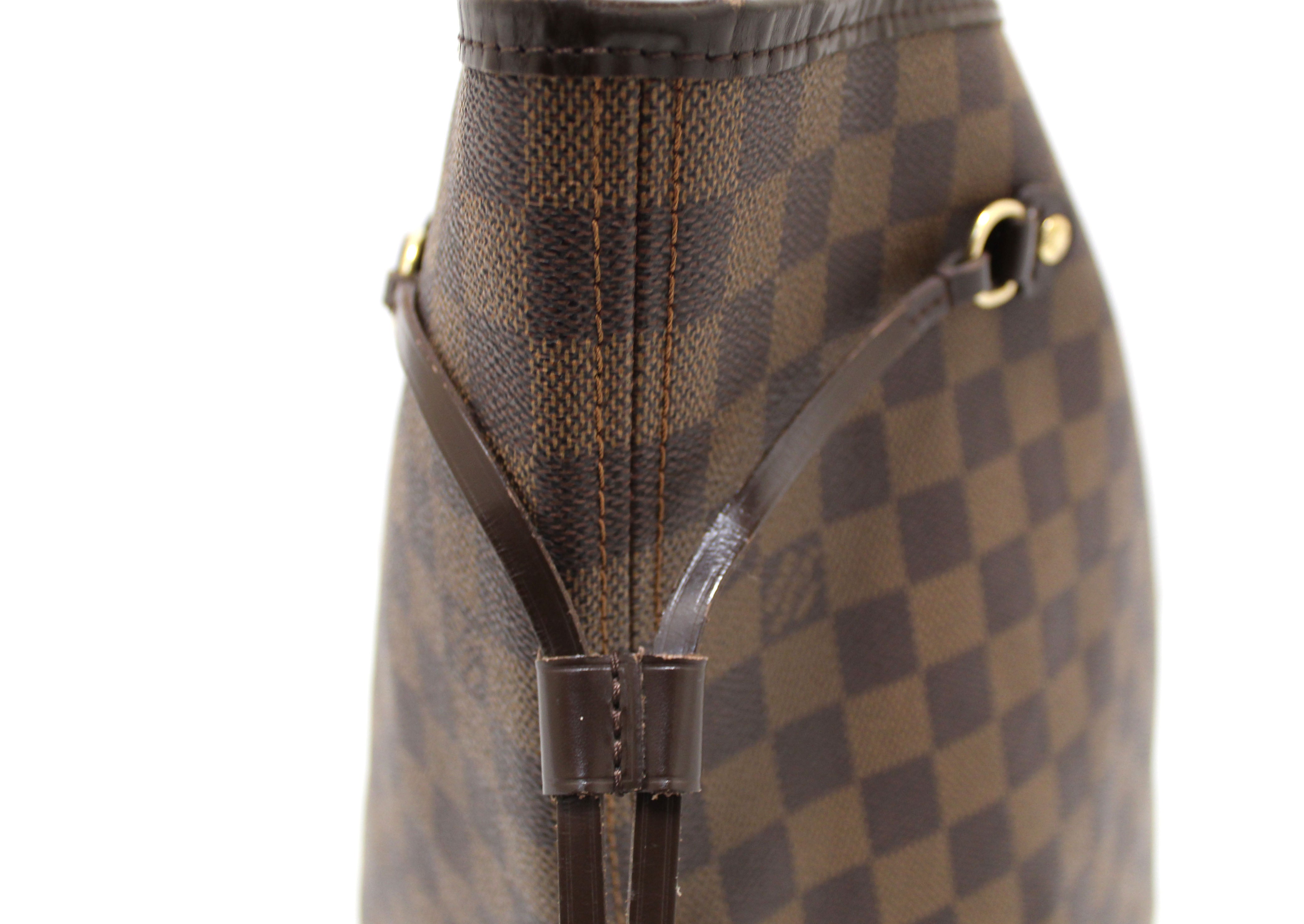 Authentic Louis Vuitton Damier Ebene Neverfull GM Tote Shoulder Bag - Luxury Designer Handbag for Women, Spacious Work & Travel Tote, Perfect for Office, Shopping & Weekend Getaways