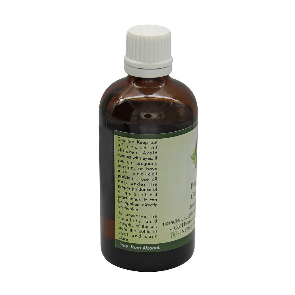 Pure Jojoba Carrier Oil 100ml - 100% Natural Cold Pressed Simmondsia Chinensis Oil for Skin, Hair & Nails - Perfect for Massage, Aromatherapy & DIY Beauty Products