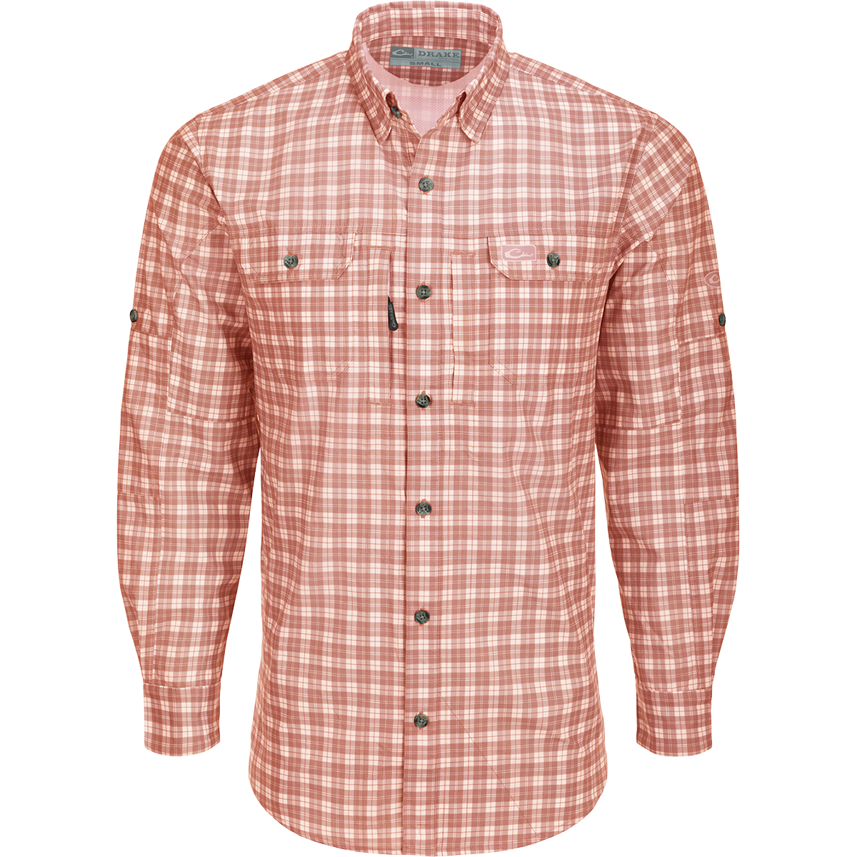 Hunter Creek Check Plaid Long Sleeve Shirt for Men - Classic Flannel Button Down Casual Shirt - Perfect for Outdoor Activities, Camping, and Fall Fashion